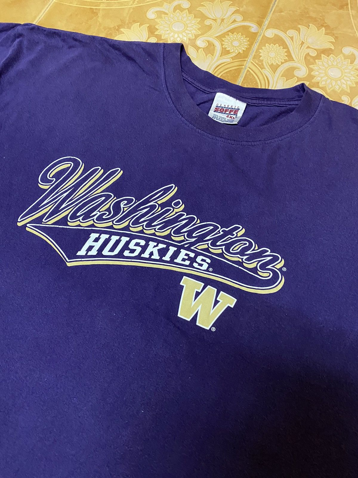 Soffe Washington huskies T-shirt Size US XXL / EU 58 / 5 - 7 Thumbnail