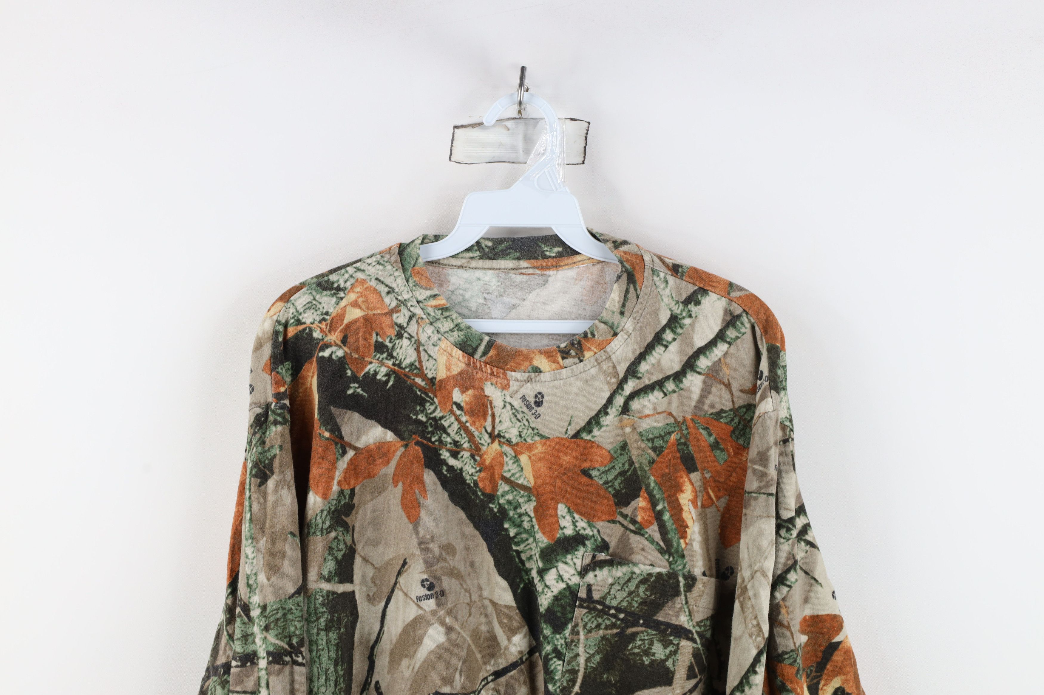 Vintage Vintage 90s Y2K Streetwear Camouflage Long Sleeve T-Shirt Size US XXL / EU 58 / 5 - 2 Thumbnail
