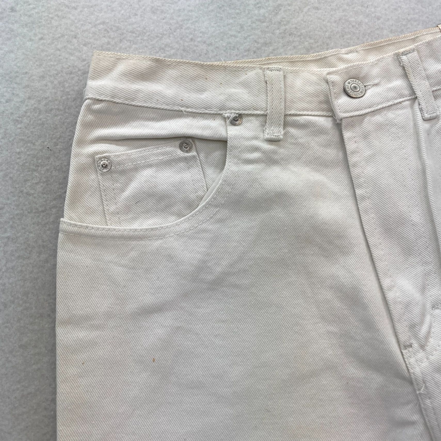 Jordache VINTAGE Jordache Jeans Mens 32x34 Easy Fit Tapered Leg White Denim Western Y2K Size US 32 / EU 48 - 4 Thumbnail