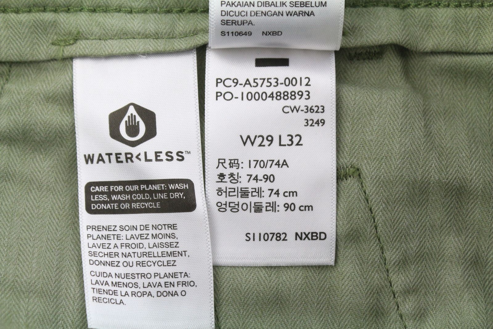 Levi's XX CHINO W29/L32 Khaki Standard Fit Trousers 87048 Size US 29 - 8 Thumbnail