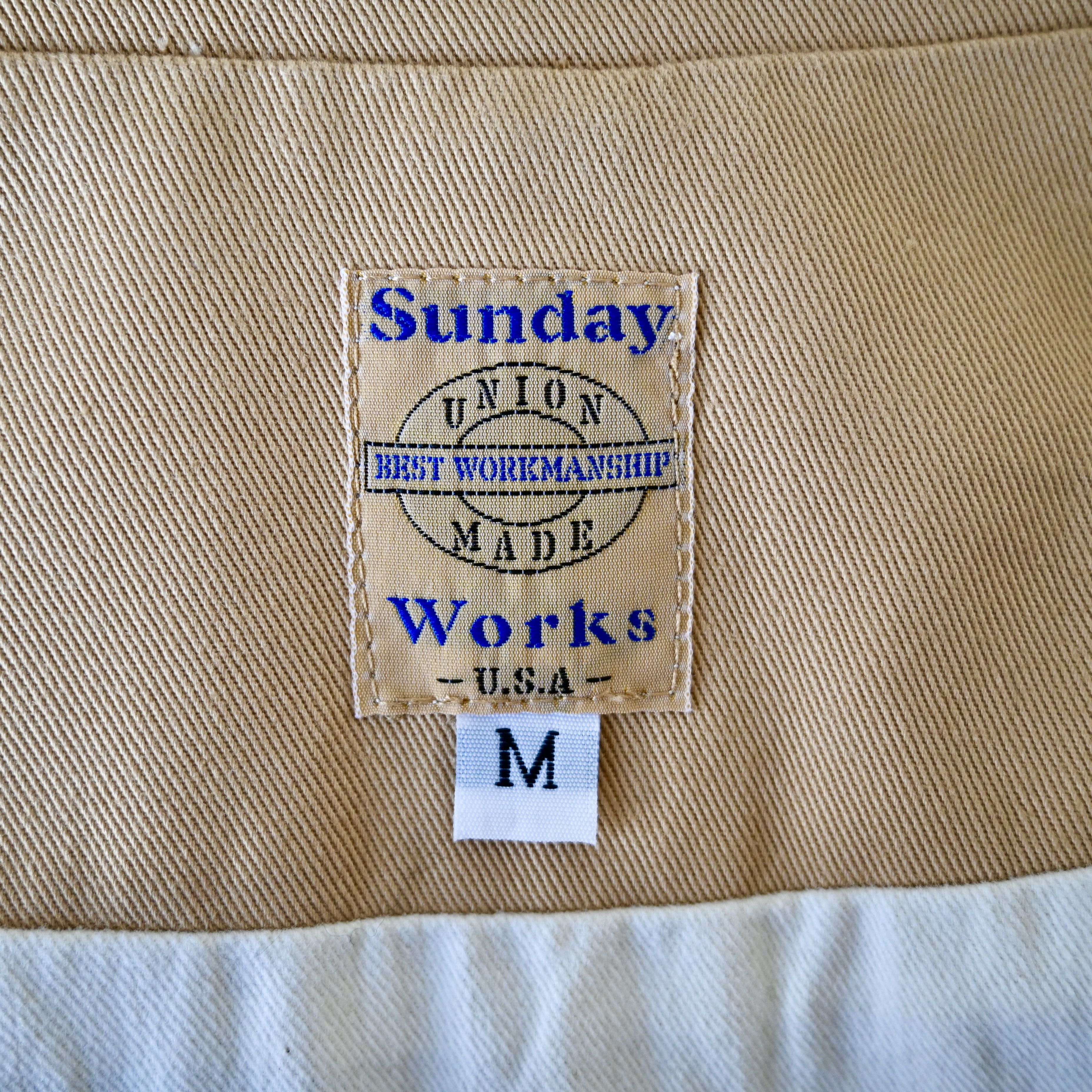 Sunday Works Sunday Works cotton chino twill fly front coat, made in USA Size US M / EU 48-50 / 2 - 15 Thumbnail