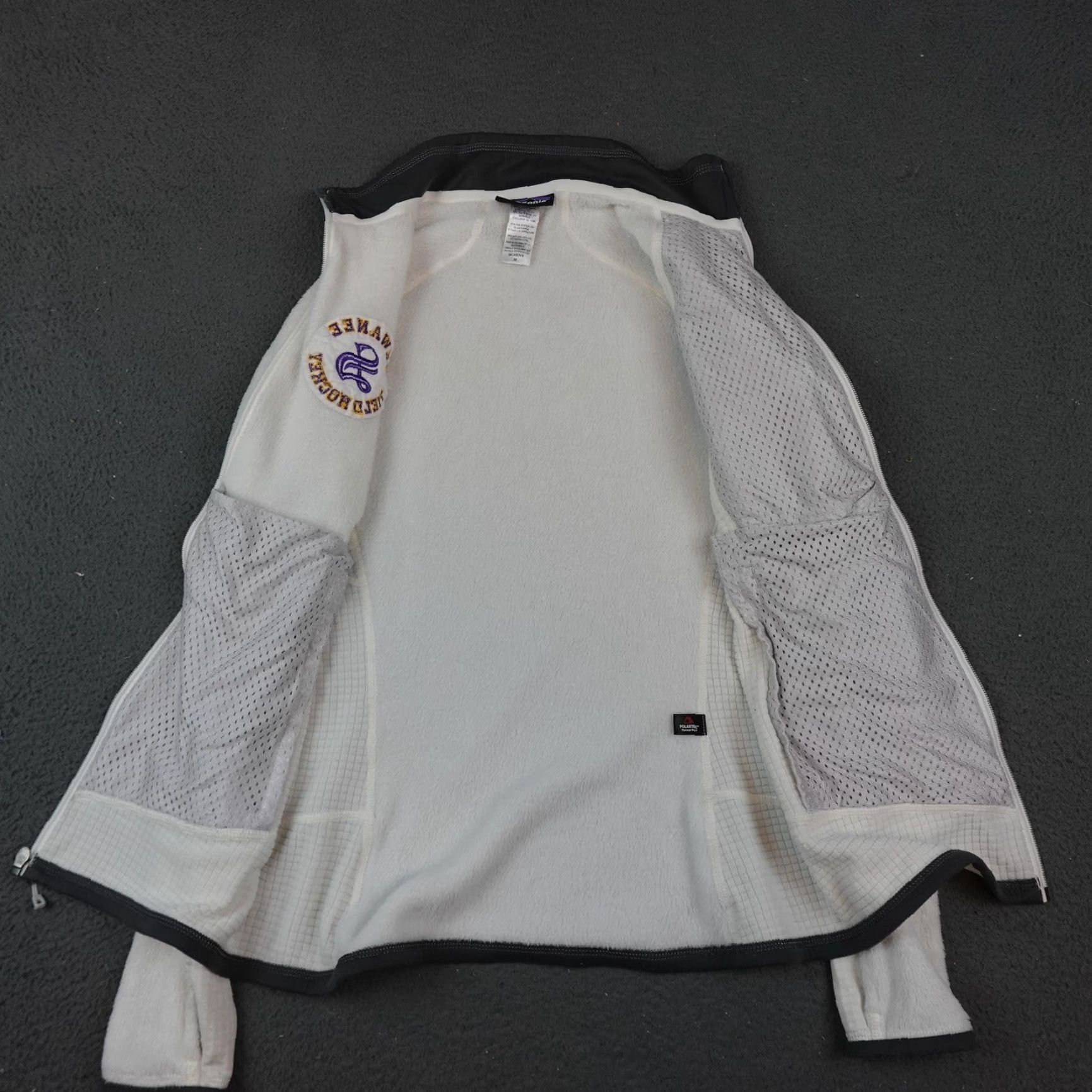 Patagonia Patagonia R2 Fleece Jacket Womens Medium White Sewanee Field Hockey Full Zip Jacket Size M / US 6-8 / IT 42-44 - 5 Thumbnail