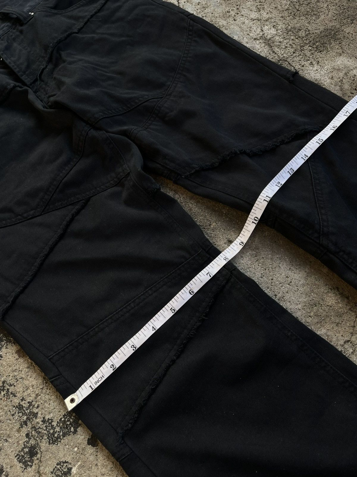 Tornado Mart 2000s JAPANESE PATTERN BREAK FLARE BOOTCUT PANTS VKEI GOTHIC Size US 30 / EU 46 - 16 Thumbnail