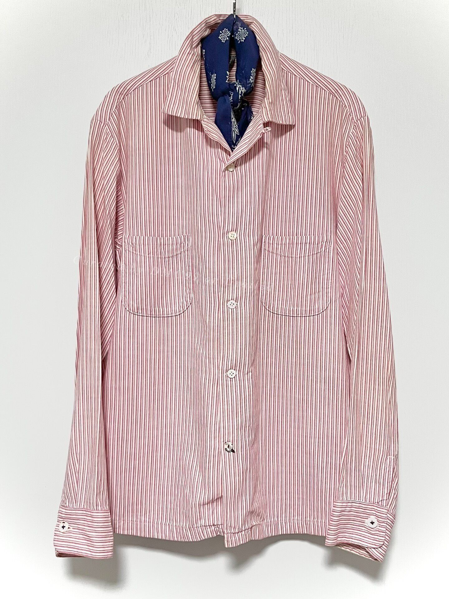 45rpm 45RPM Red Stripe Work Shirt Size US L / EU 52-54 / 3 - 1 Thumbnail