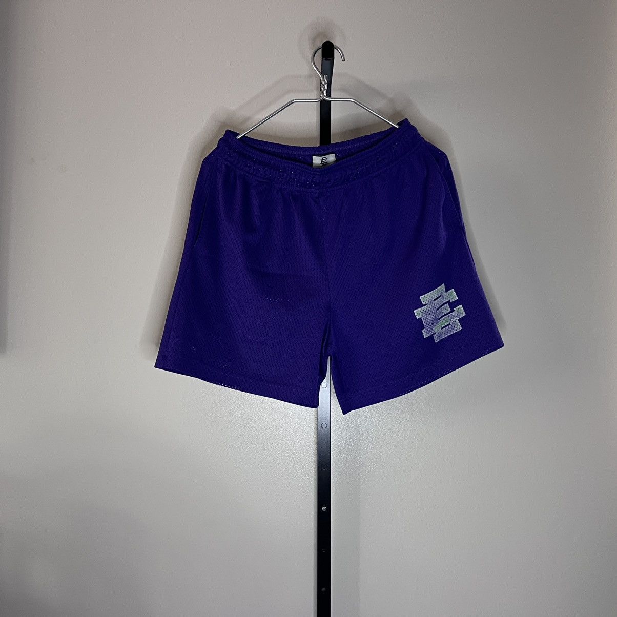 ERIC EMANUEL SHORTS PURPLE/GREEN