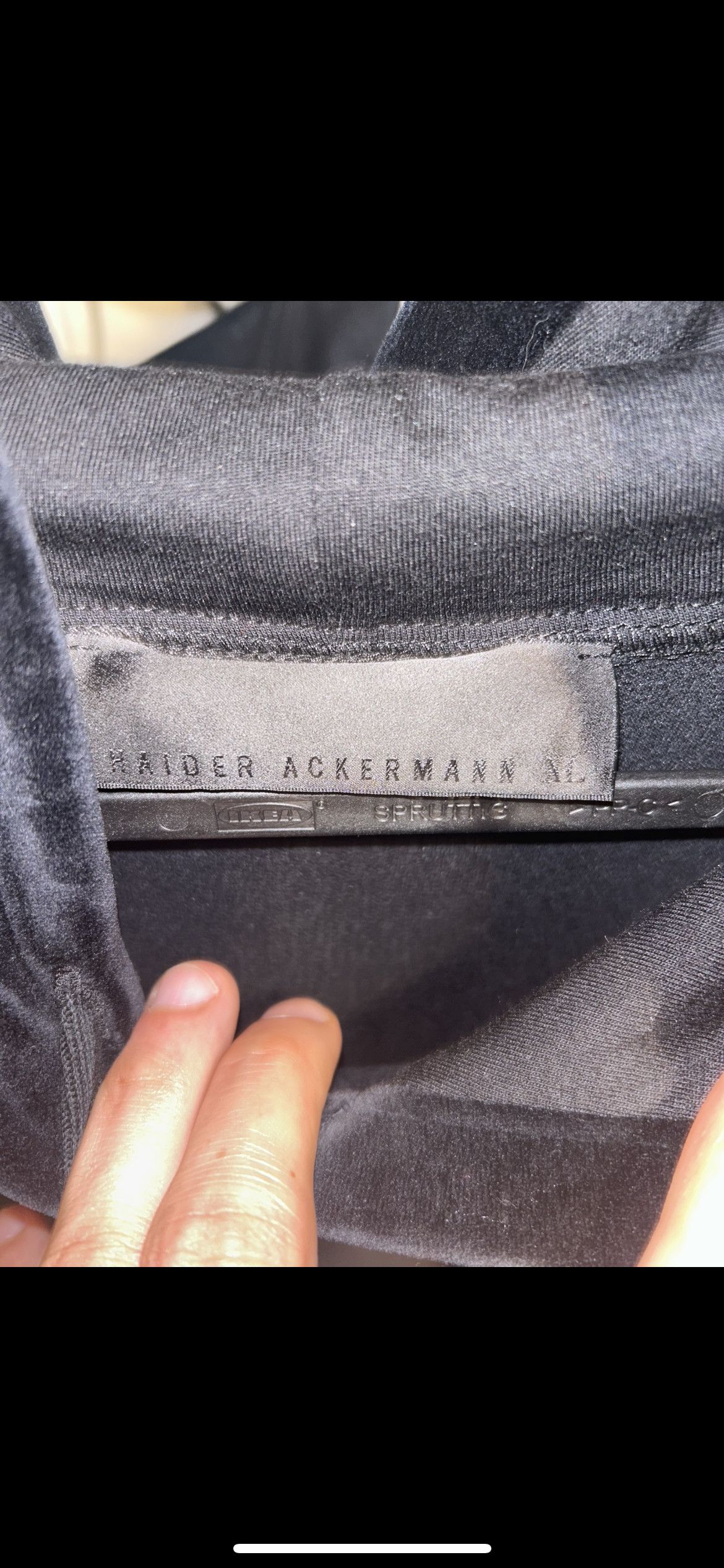 Haider Ackermann Haider Ackermann Velvet/Velour Hoodie Size US XL / EU 56 / 4 - 2 Thumbnail