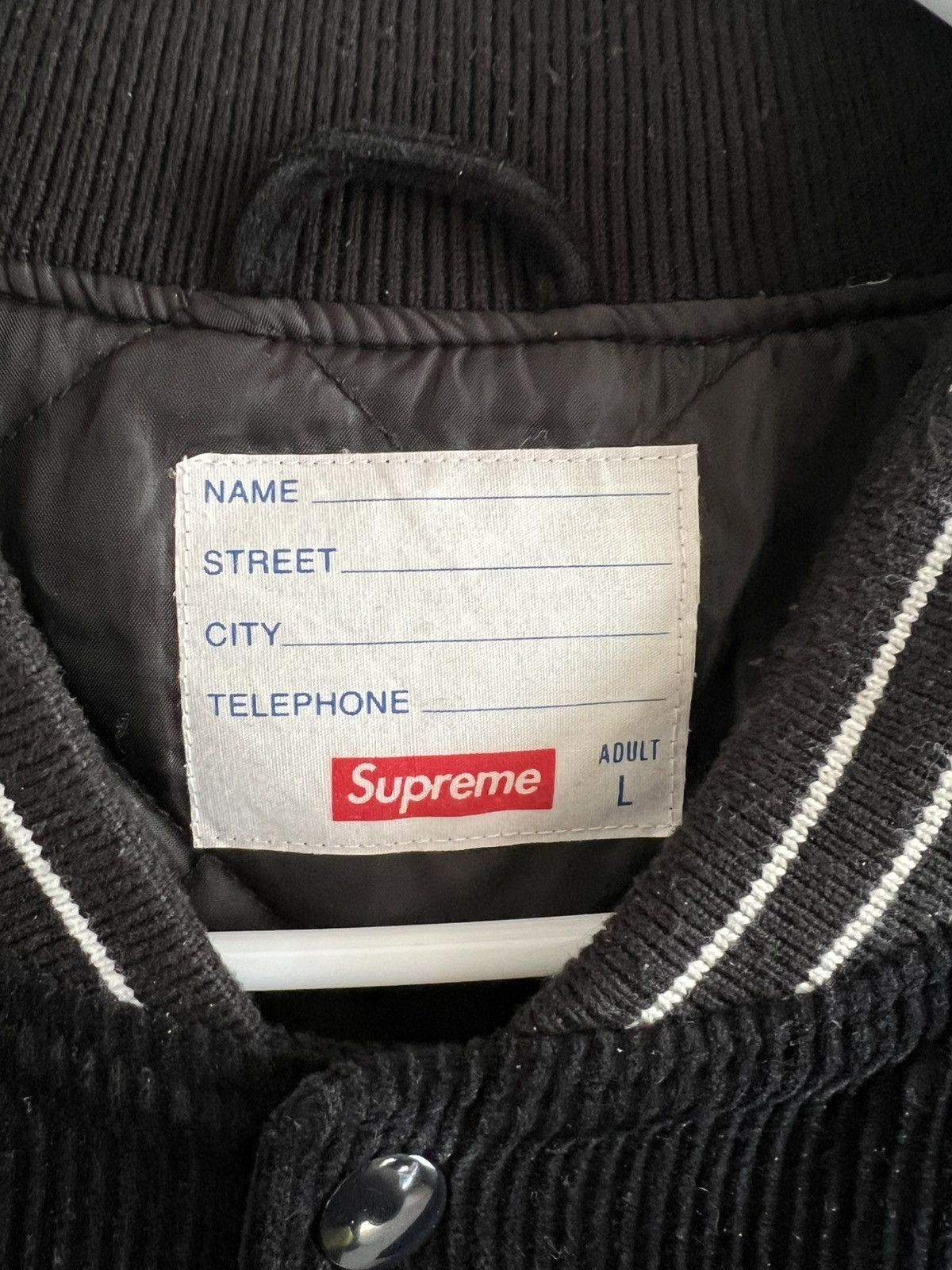 Supreme Supreme Old English Corduroy Varsity Jacket ss18 Size US L / EU 52-54 / 3 - 2 Thumbnail