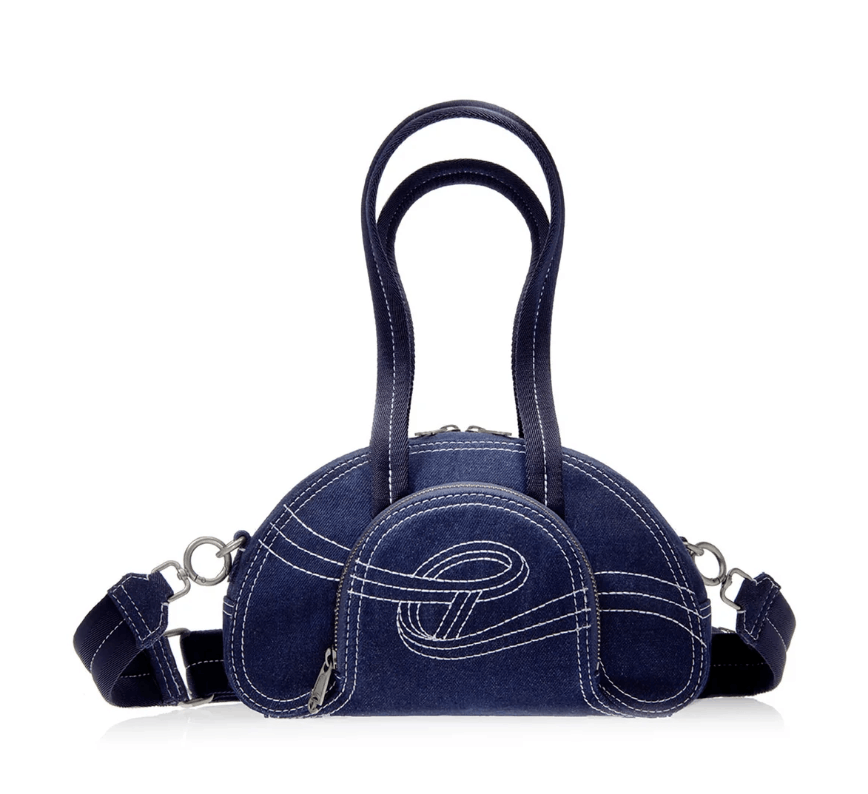 Telfar Small Denim Dumpling - Blue Size ONE SIZE - 2 Thumbnail