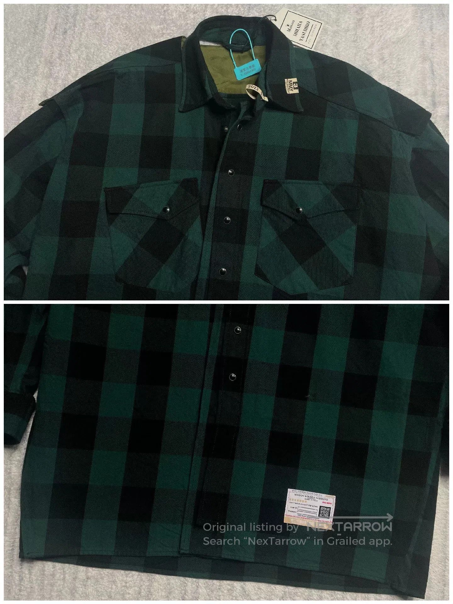 Maison MIHARA YASUHIRO Maison Mihara Yasuhiro Deconstructed Plaid Shirt. Size US S / EU 44-46 / 1 - 3 Thumbnail