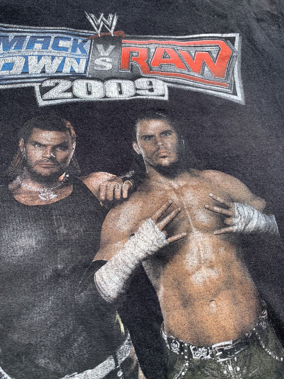 Vintage 2009 Hardy Brothers Jeff Hardy and Matt Hardy Tee