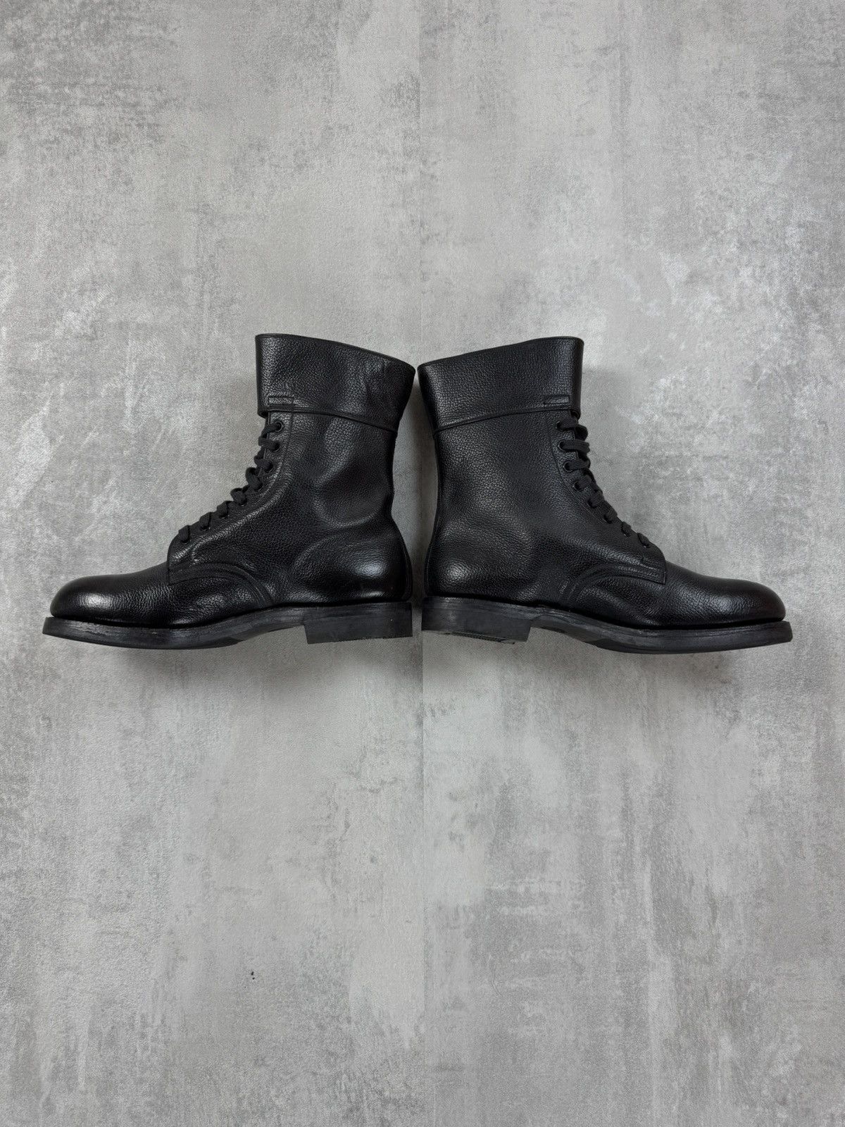 Vintage INDIANA 440 STEEL Army Combat Boots Vintage Leather Swift Size US 7.5 / EU 40-41 - 2 Thumbnail