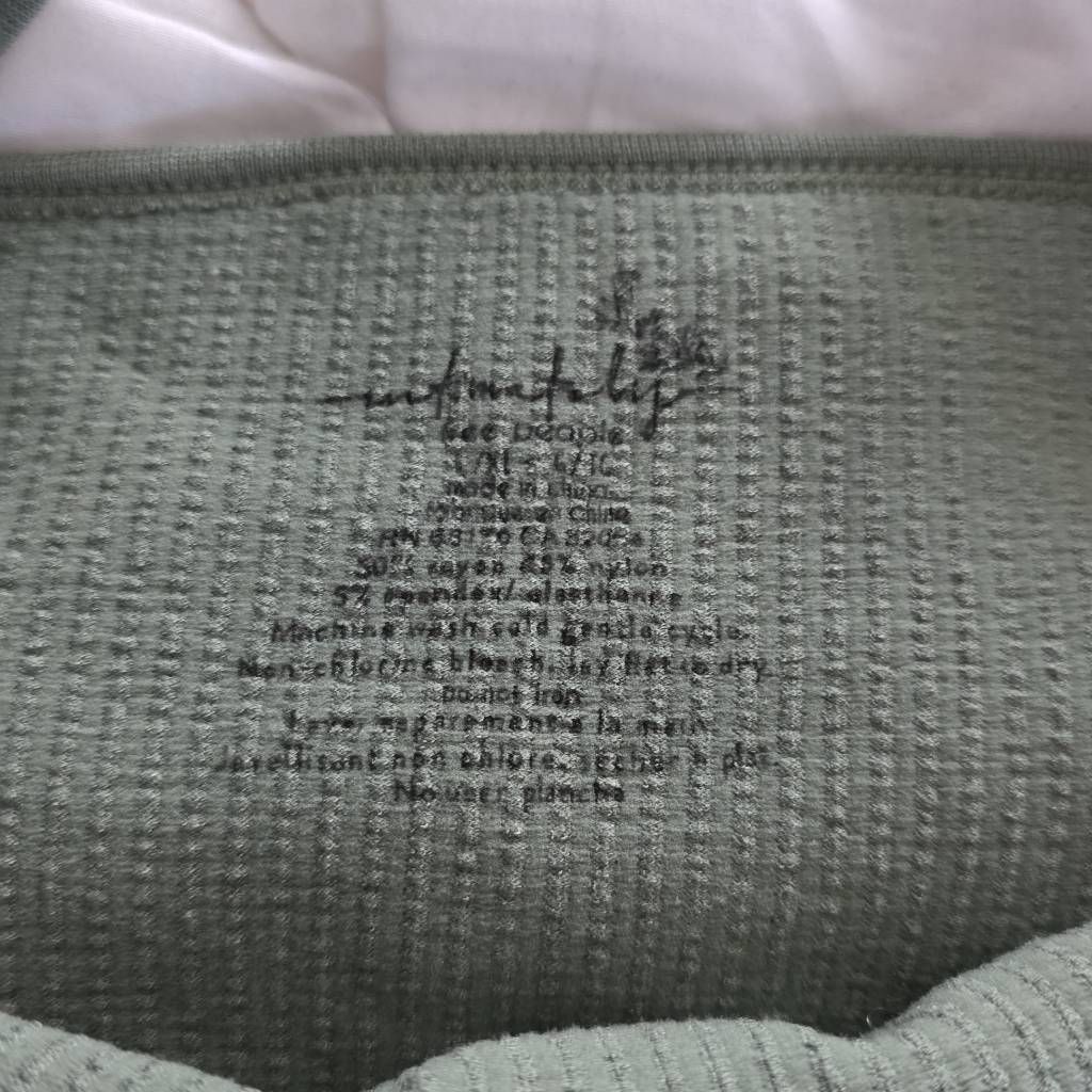 Free People Intimately Free People Women's Size Large Army Moss Green Ri Size L / US 10 / IT 46 - 4 Thumbnail