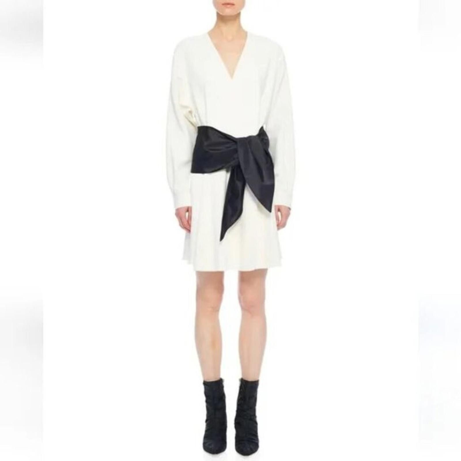 Tobias Birk Nielsen NWT Tibi Chalky Drape Tie Dress Size XS / US 0-2 / IT 36-38 - 9 Thumbnail