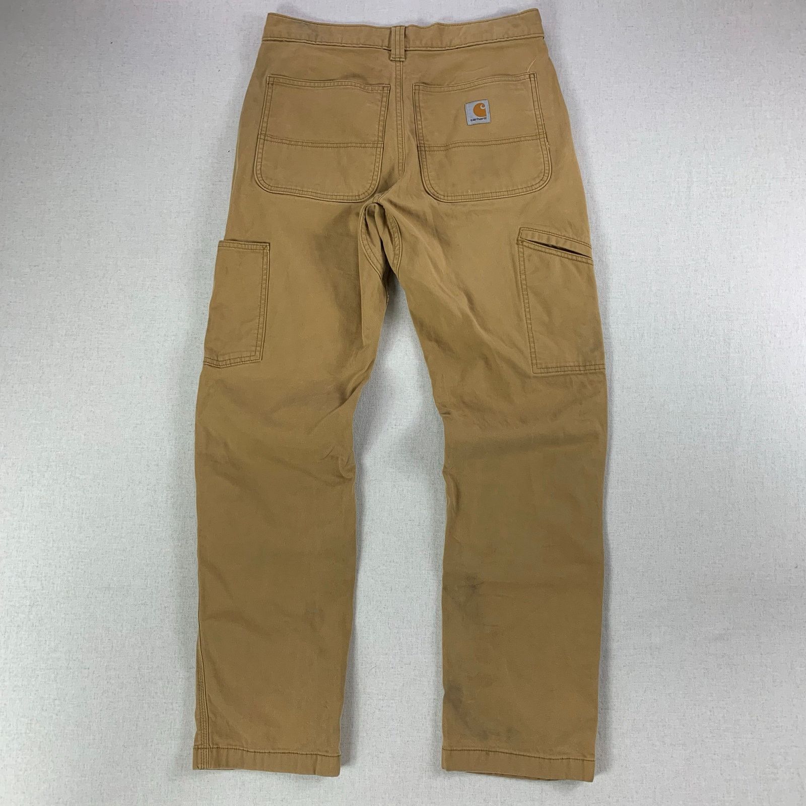 Brown Carhartt Canvas Double Knee Work Pants - 31 - Y2K