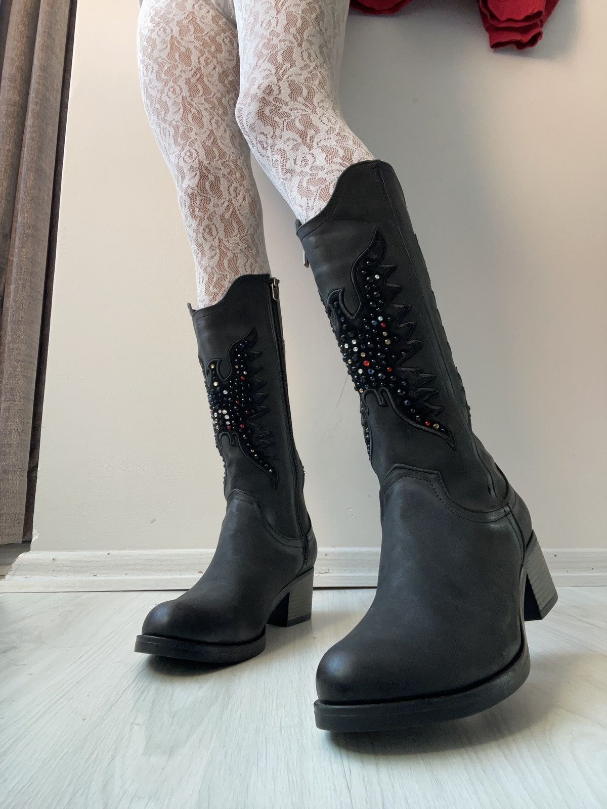 Vintage y2k leather boots Size US 9 / IT 39 - 4 Thumbnail