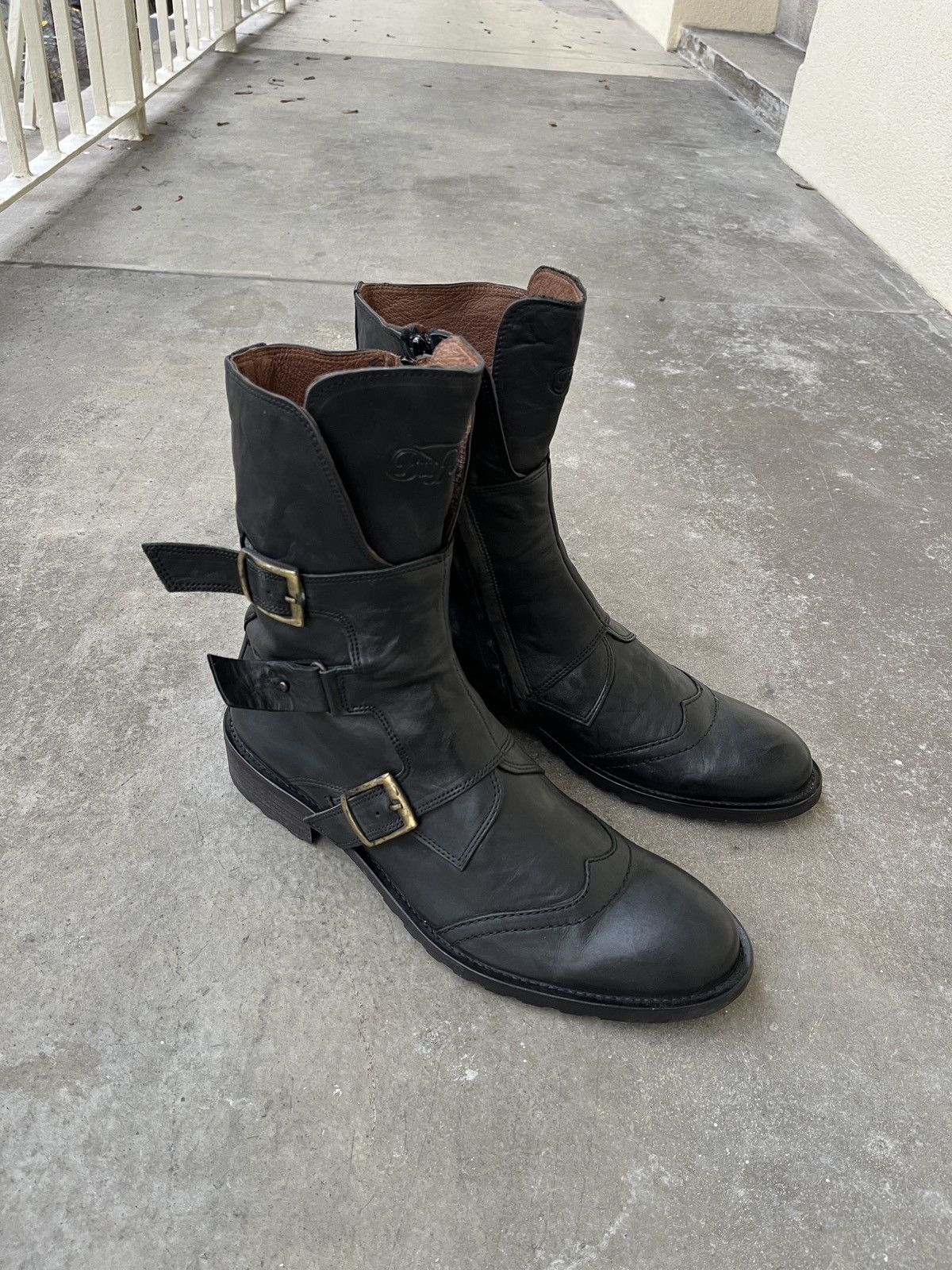 Vintage Buffalo Biker Boots Vintage | Grailed
