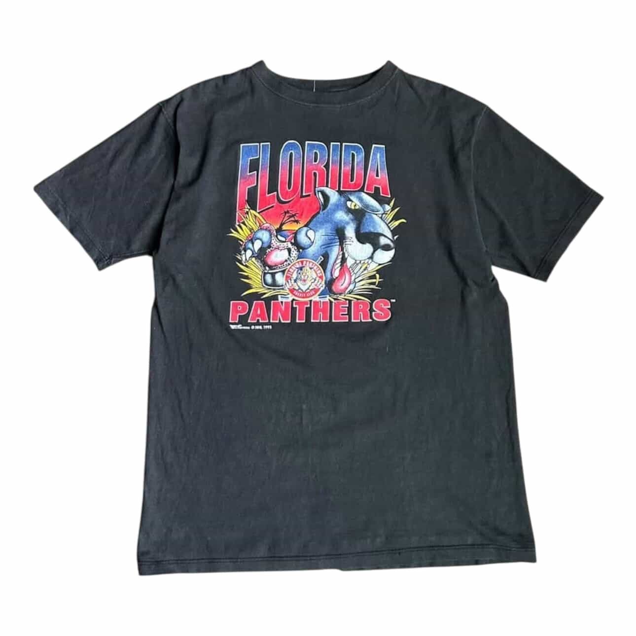 Vintage 1993 Vintage Florida Panthers Tee Shirt Size US XL / EU 56 / 4 - 1 Thumbnail