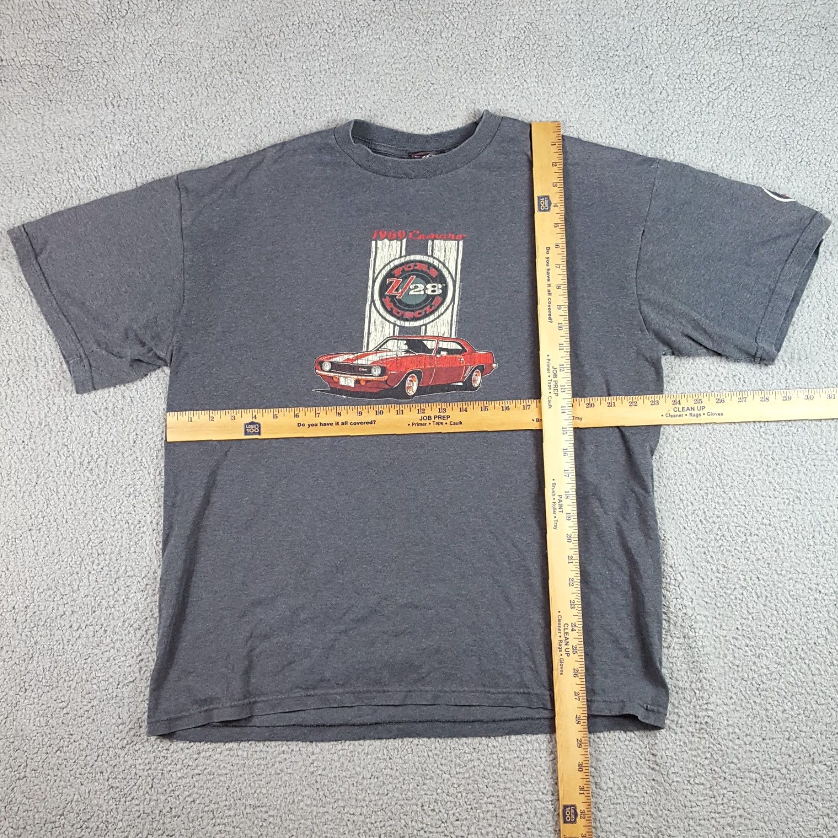 Vintage VINTAGE Chevrolet Camaro T-Shirt Adult XL Gray 90s Muscle Car Z28 Graphic Tee Mens Size US XL / EU 56 / 4 - 8 Thumbnail