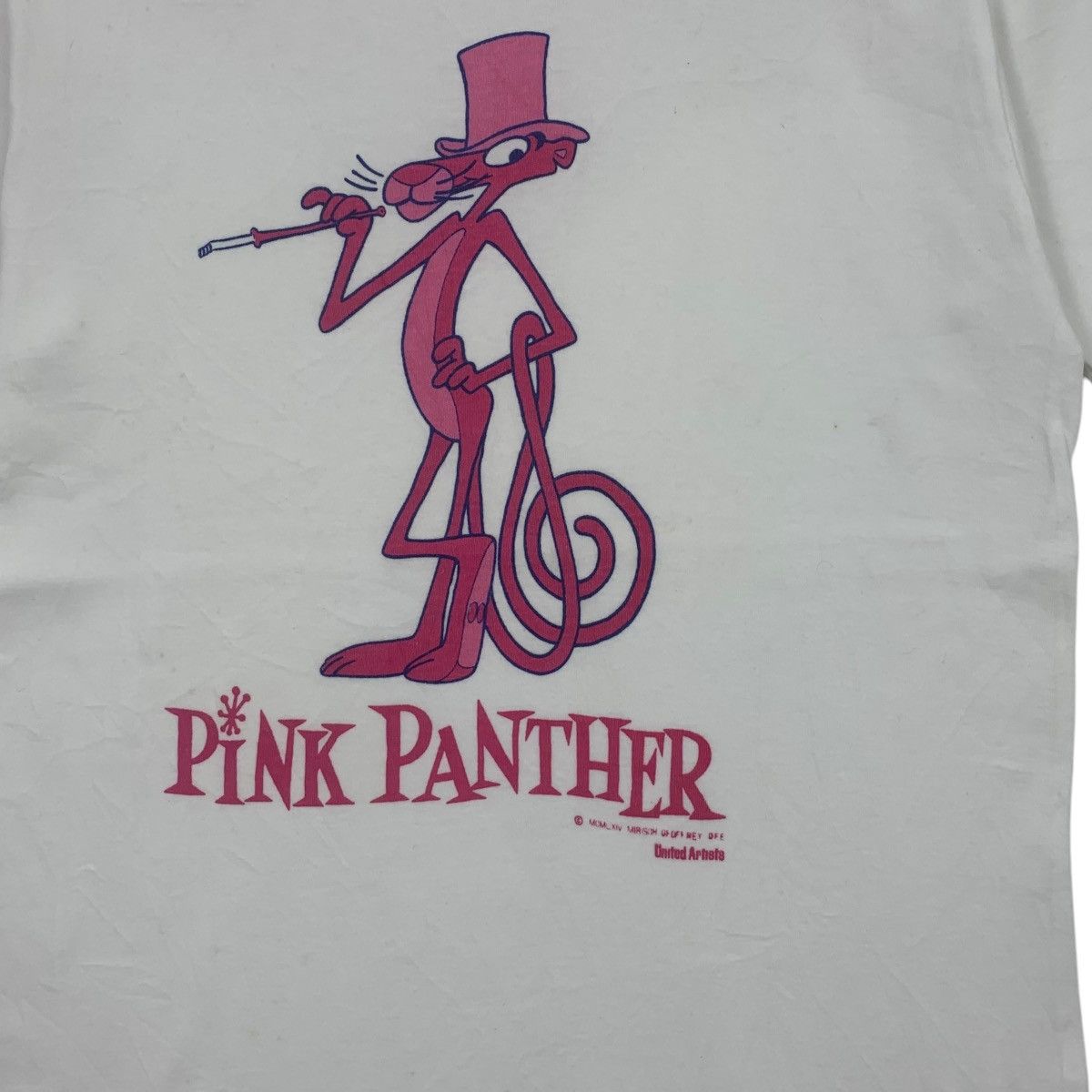 Vintage Vintage 90’ PINK PANTHER CARTOON Detective Tee Shirt Top Size XS / US 0-2 / IT 36-38 - 3 Thumbnail