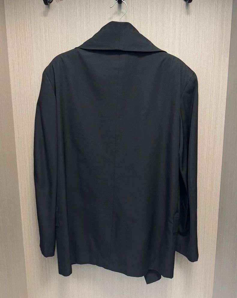 Yohji Yamamoto Yohji Yamamoto size m 96aw double scarf collar suit 2502-N Size 38S - 2 Thumbnail