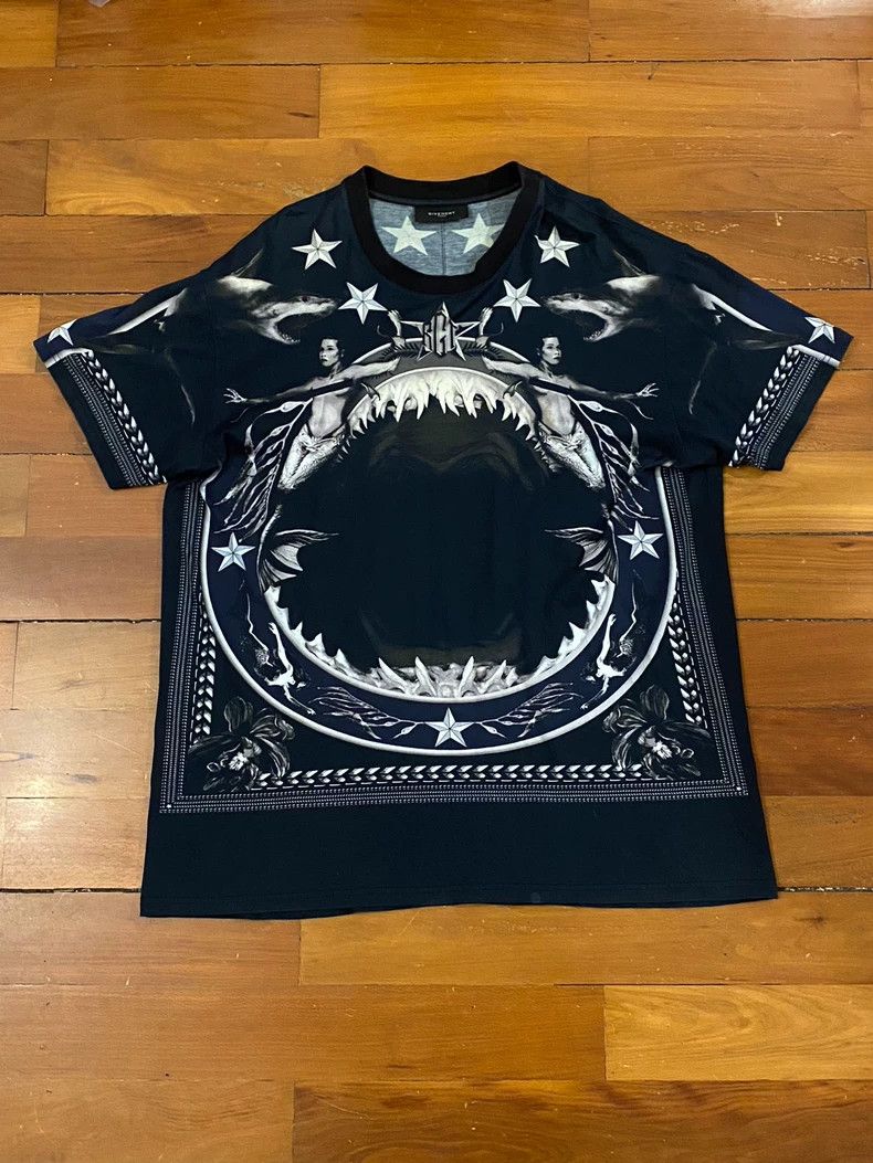 Givenchy Shark mouth nude woman T-shirt, S size