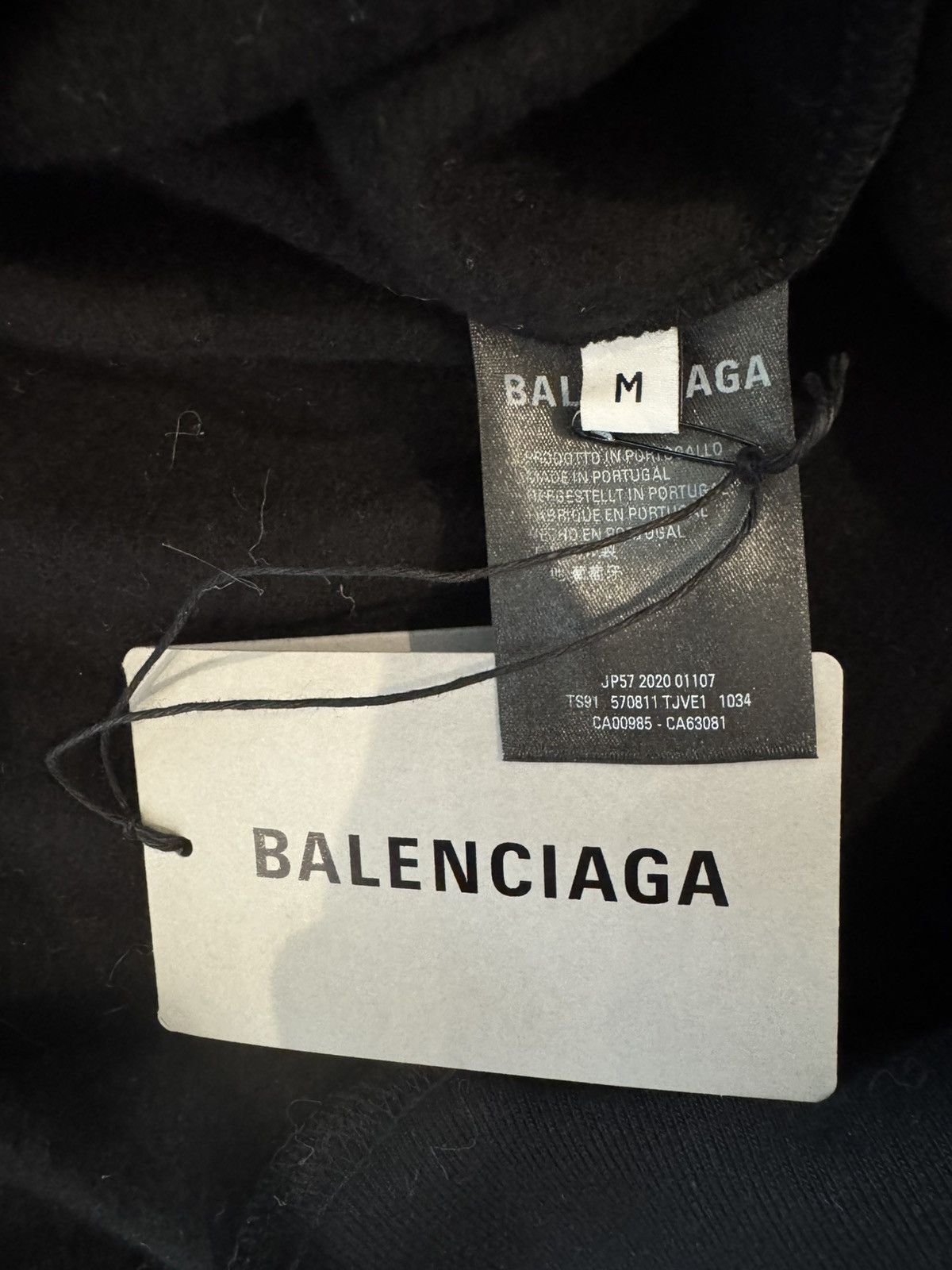 Balenciaga Balenciaga Sponsor Logo Medium Fit Hoodie Black NWT Size US M / EU 48-50 / 2 - 6 Thumbnail