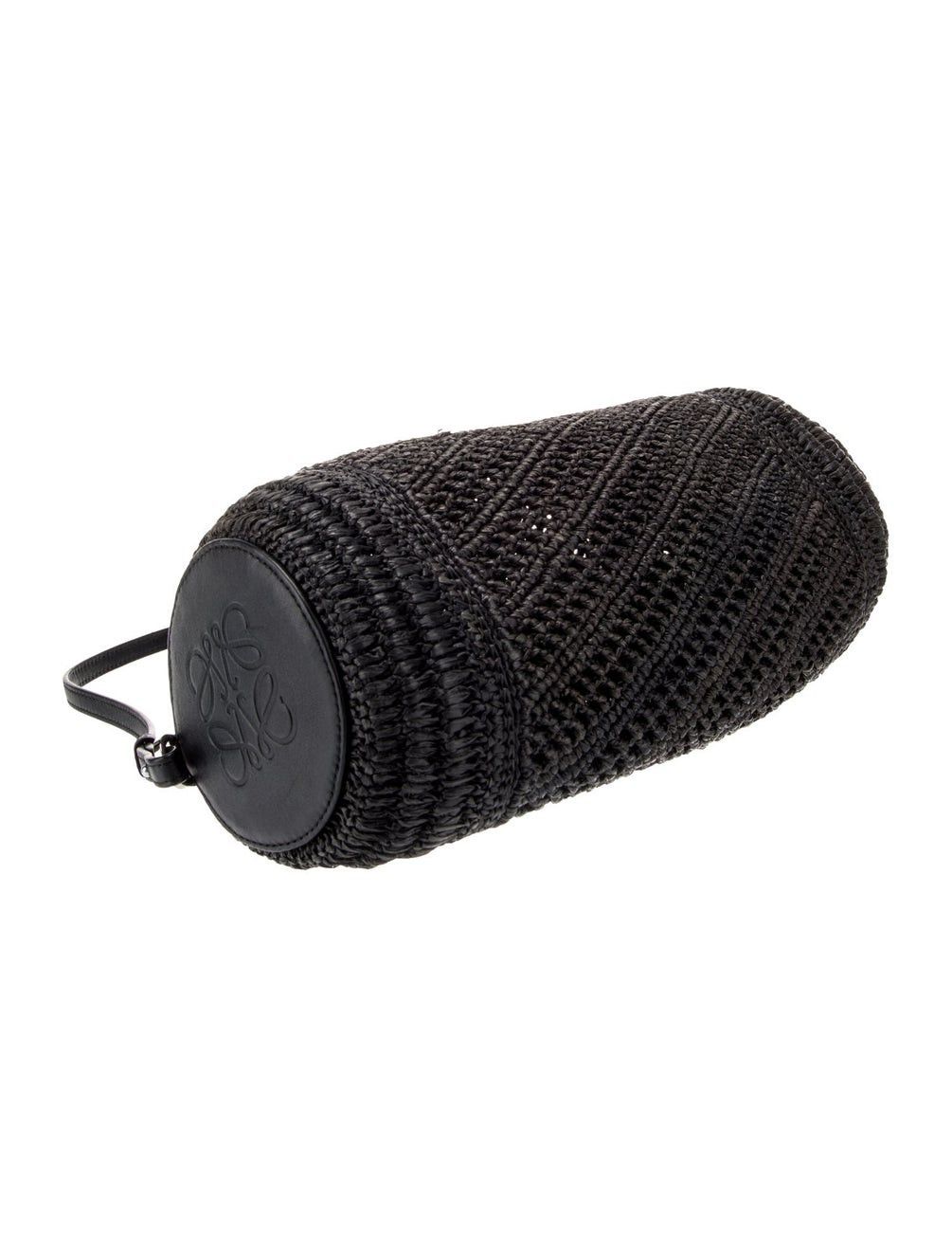 Loewe o1in1g0526 Size: OS / Raffia Shoulder Bag in Black Size ONE SIZE - 4 Thumbnail