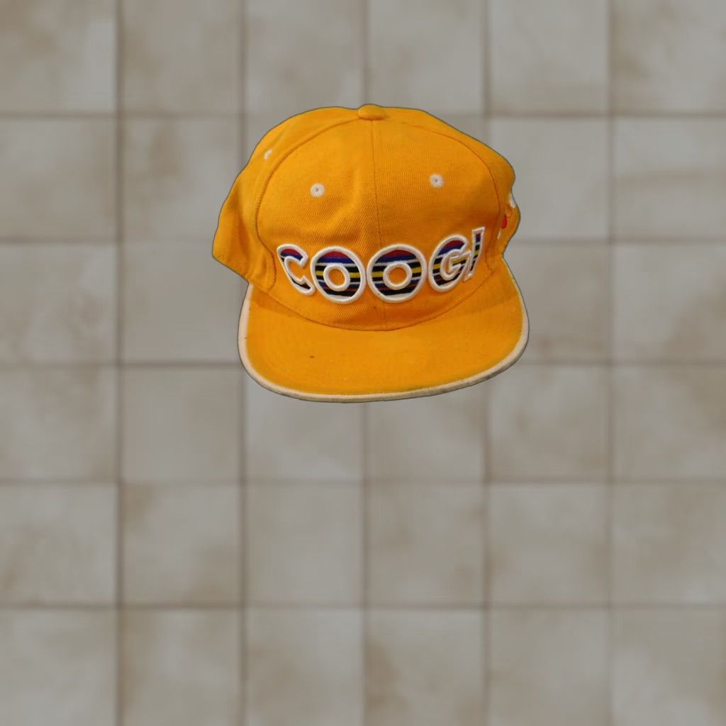 Coogi COOGI Cap Fitted Mens 7 3/8 Yellow Embroidered Big Logo Multicolor Baseball Size ONE SIZE - 1 Thumbnail