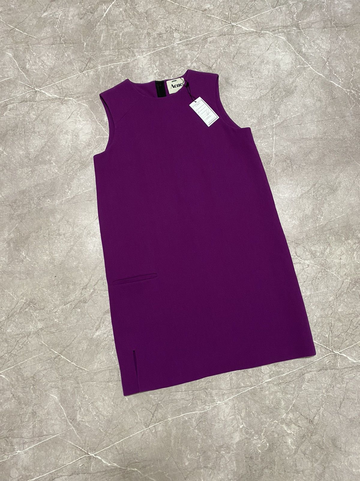 Acne Studios × Designer Rare Acne Studios Purple Dress 100% Wool Designer Classic Size XS / US 0-2 / IT 36-38 - 1 Thumbnail