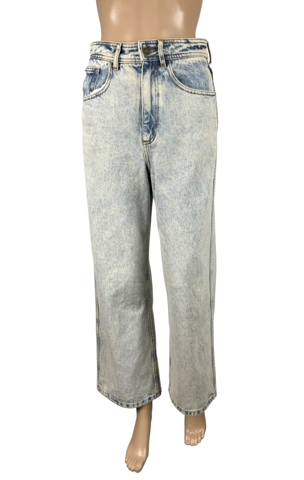 Sezane Sezane Denim Wide Leg Jeans Cotton size 36 Size 26" / US 2 / IT 38 - 2 Thumbnail