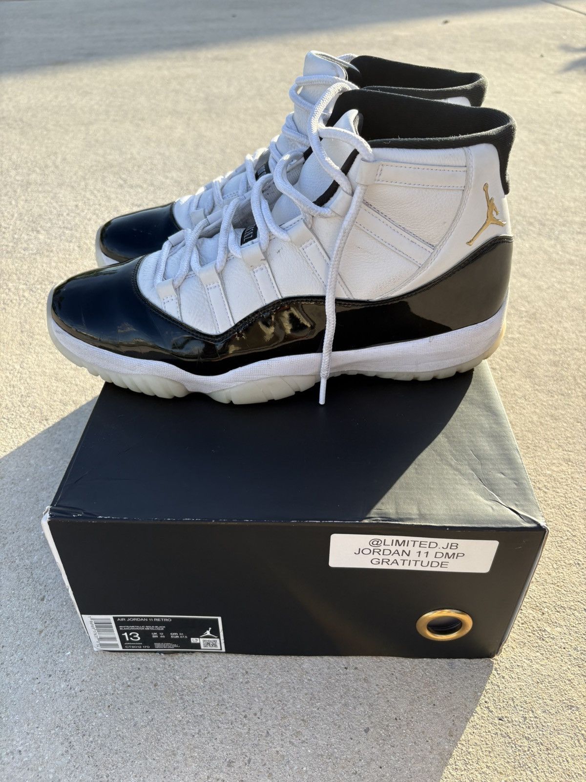 Jordan Brand NIKE AIR JORDAN 11 GRATITUDE 2023 RETRO Size 13/ Great Shape Size US 13 / EU 46 - 2 Thumbnail