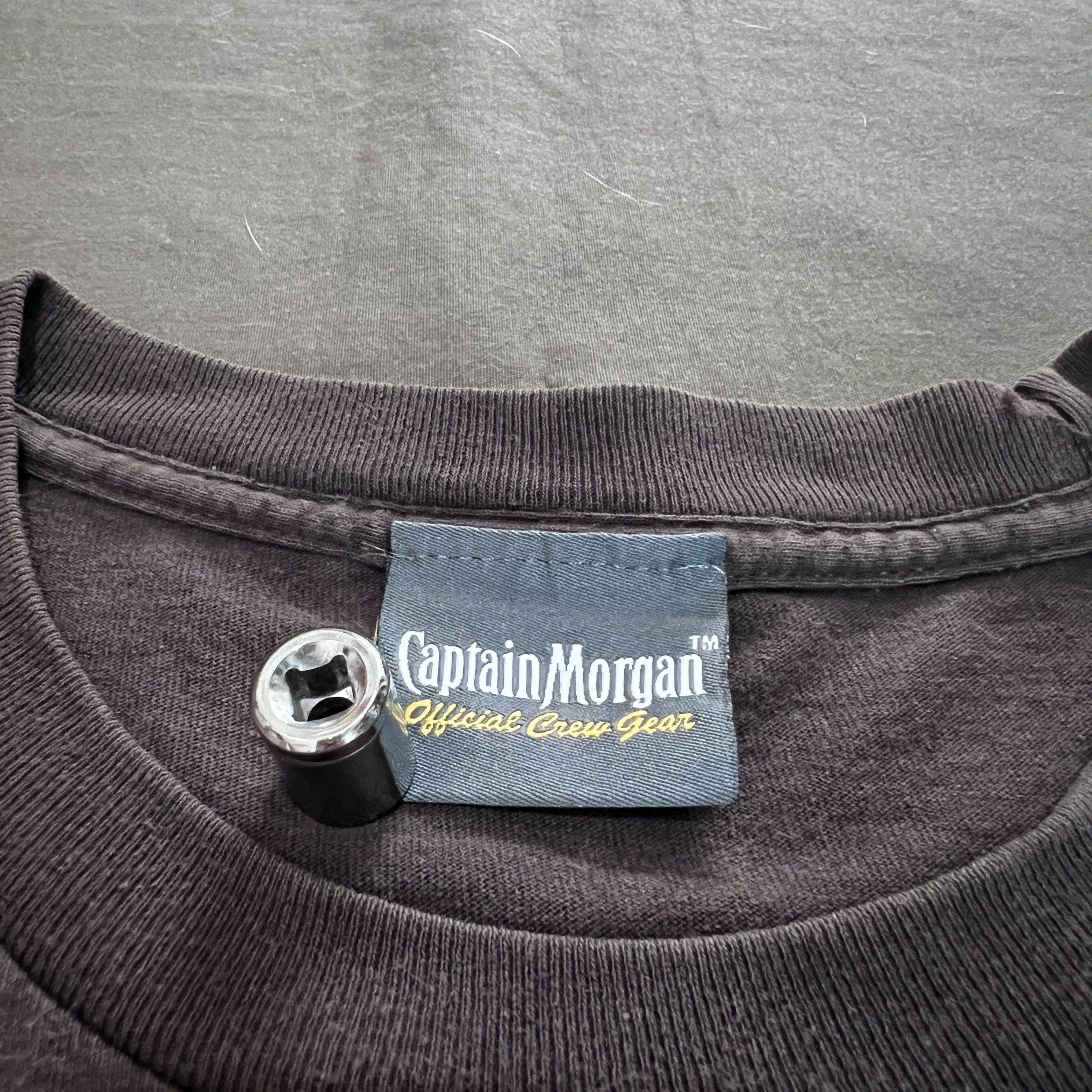Japanese Brand × Vintage Vintage Captain Morgan Promo Tee Shirt Size US L / EU 52-54 / 3 - 5 Thumbnail