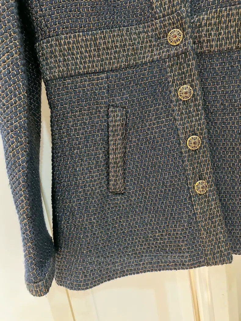 Chanel Chanel Egyptian series blue and gold jacket Size XS / US 0-2 / IT 36-38 - 4 Thumbnail