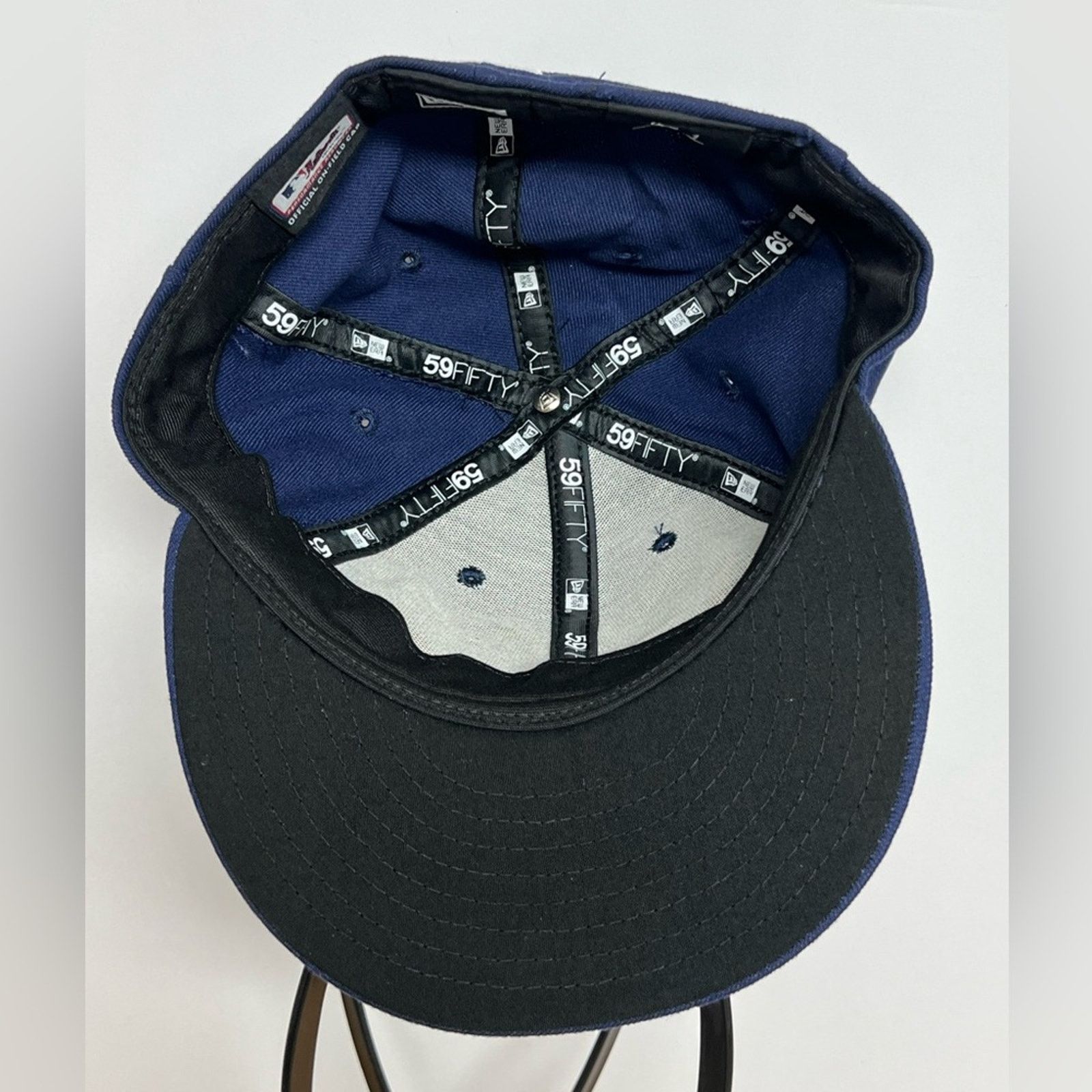 New Era Tampa Bay Rays Hat New Era 59Fifty On Field Fitted 7 1/2 Size ONE SIZE - 5 Thumbnail