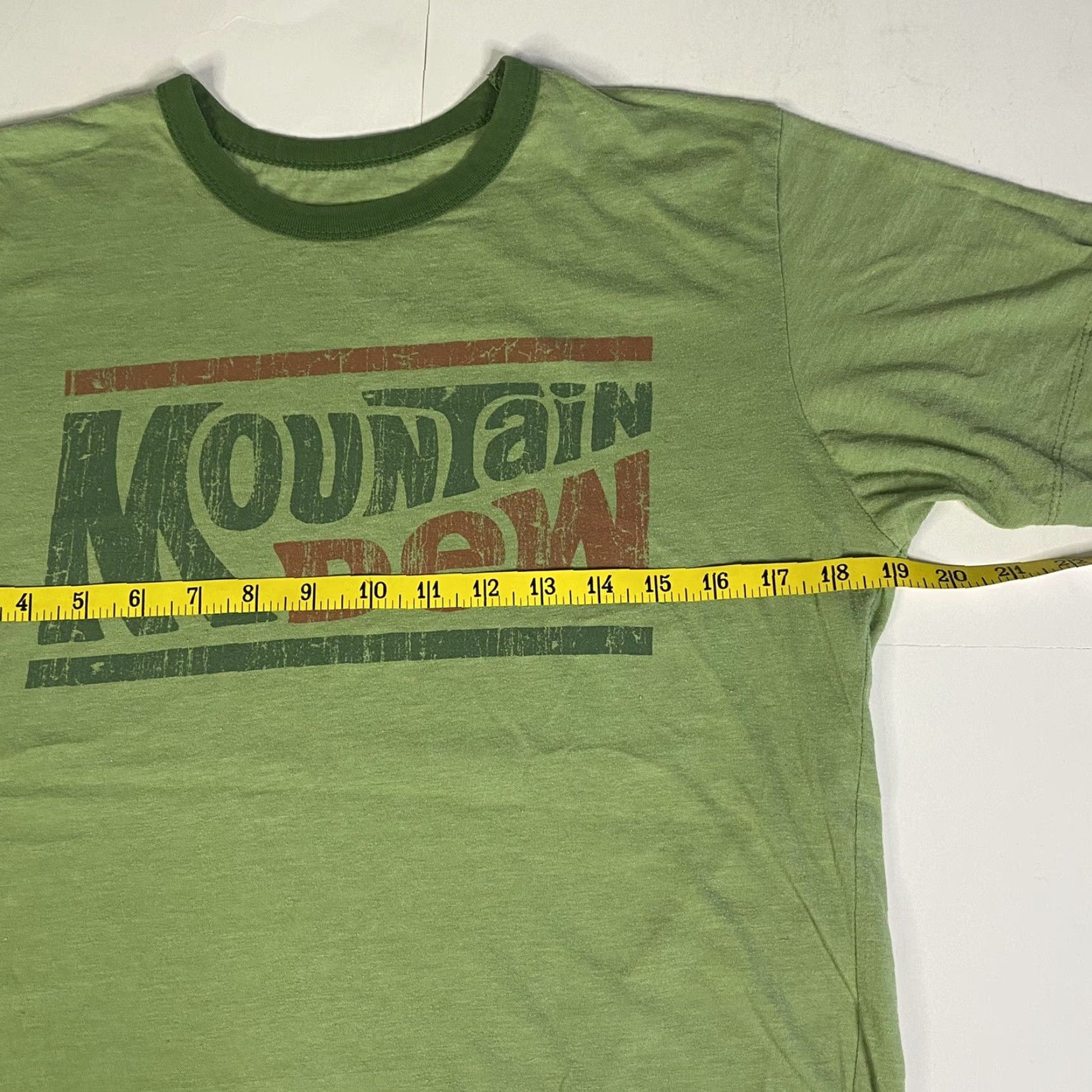 Vintage VINTAGE Mountain Dew T Shirt Small Men's S Green Rings Size US S / EU 44-46 / 1 - 6 Thumbnail