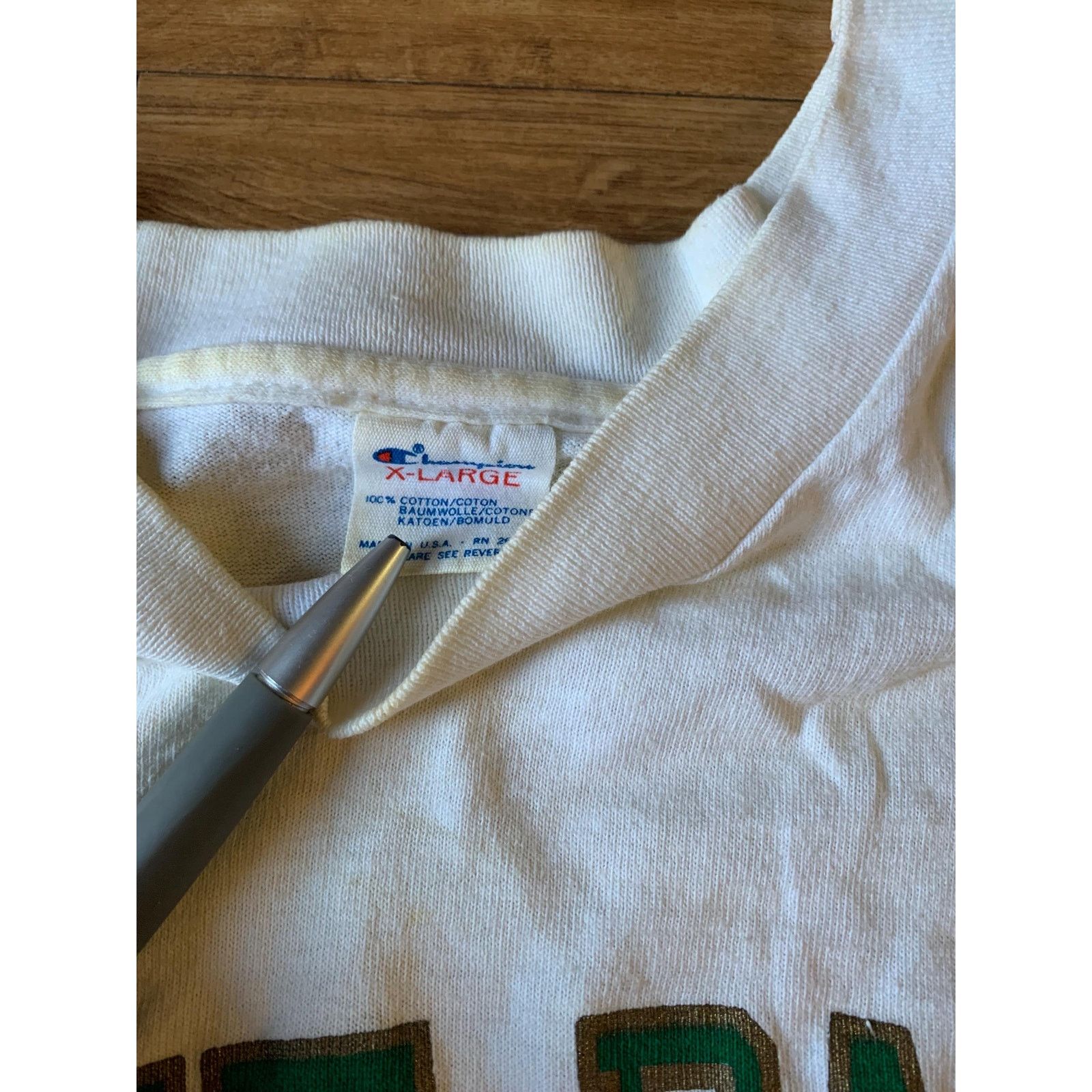 Champion Vintage champion point park college T shirt size xl 1990s Size US XL / EU 56 / 4 - 6 Thumbnail