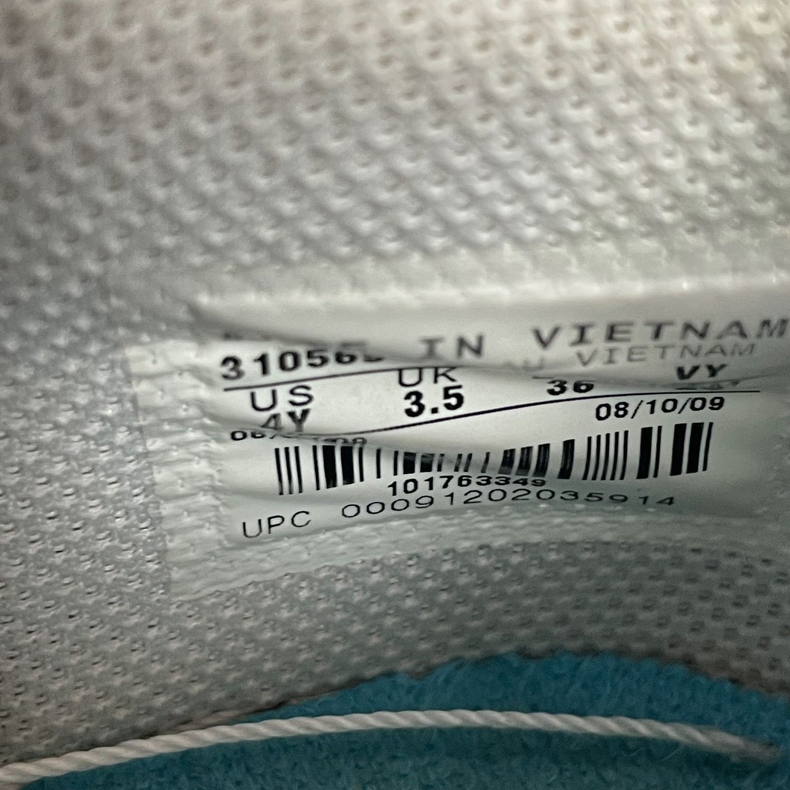 Nike Nike Dunk Low GS 310569-147 White/Orion Blue Sneaker Size 4Y Size US 4 / IT 34 - 17 Thumbnail
