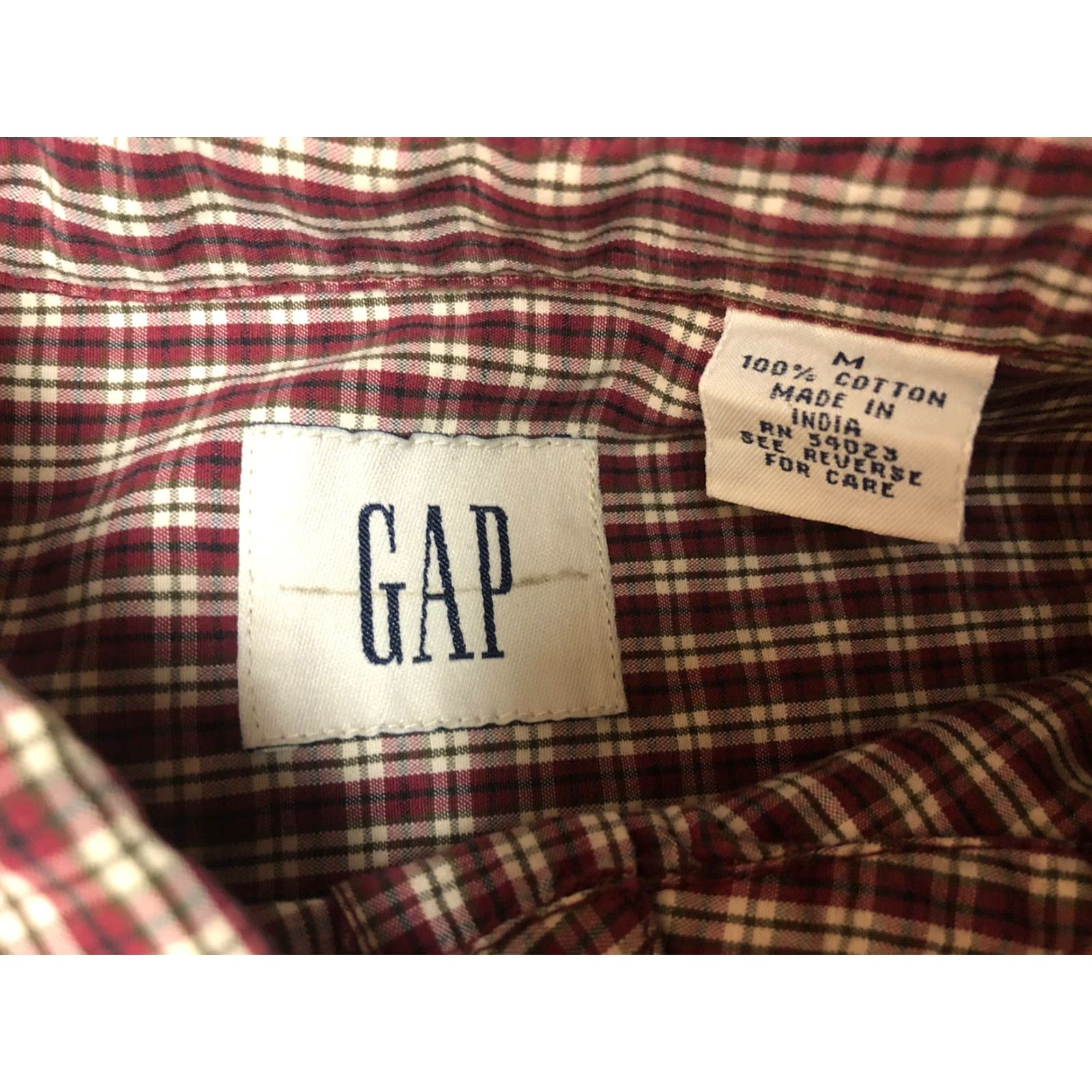Gap GAP Button Up Long Sleeve M Shirt Men Multicolor Plaid Classic 90s Preppy Designer Regular Button-Up Ballom? Size US M / EU 48-50 / 2 - 2 Thumbnail