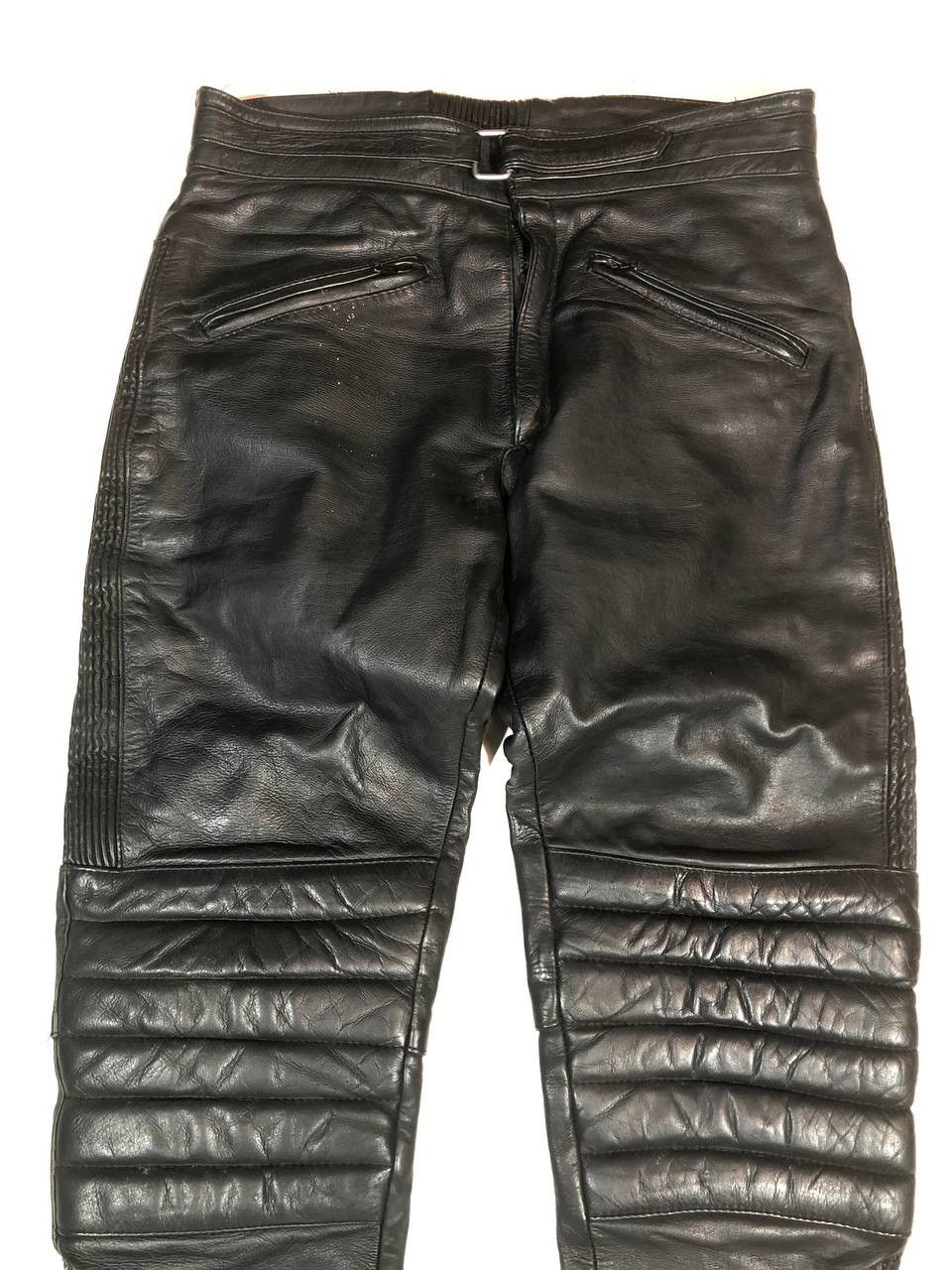 Japanese Brand × Vintage Akito Rare Vintage Japanese Racing Moto Leather Pants Size US 36 / EU 52 - 3 Thumbnail