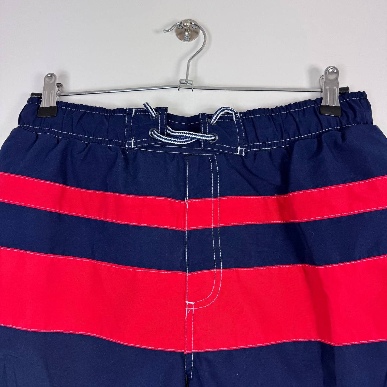 Other Pierre Cardin Swim Shorts Mens Blue Striped Board Beach M Size US 28 / EU 44 - 2 Thumbnail