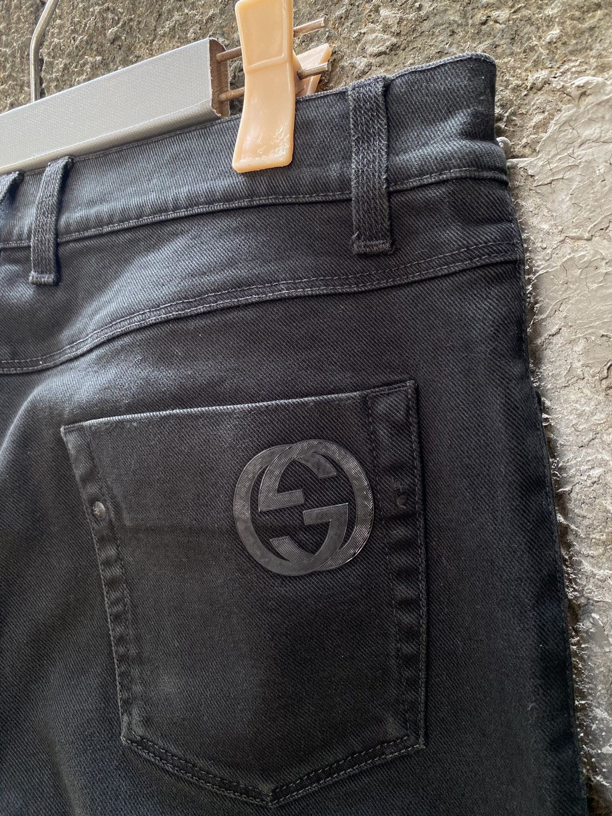 Gucci Gucci - Tom Ford Biker Denim Pants Size US 34 / EU 50 - 8 Thumbnail