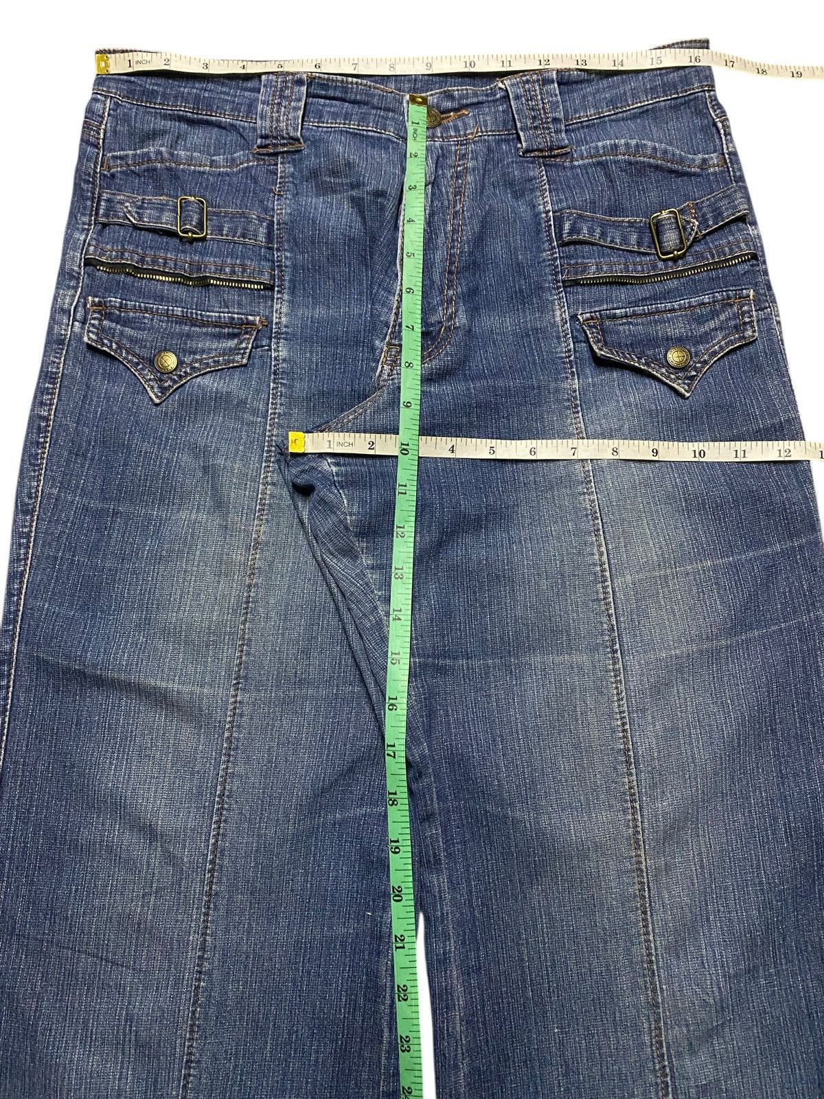 Japanese Brand Japanese Brand Advantage Blue Wash Baggy Jeans Size US 33 - 8 Thumbnail