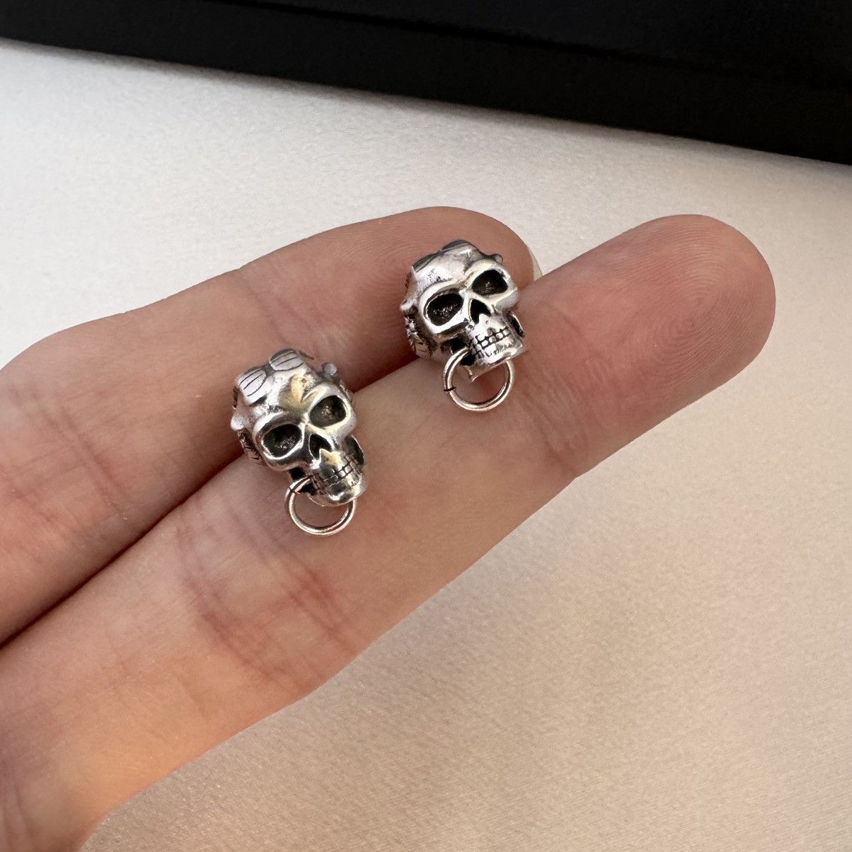 Other Sheep Skull Stud Earrings for Men Women,Hip Hop Unisex Style Size ONE SIZE - 6 Thumbnail