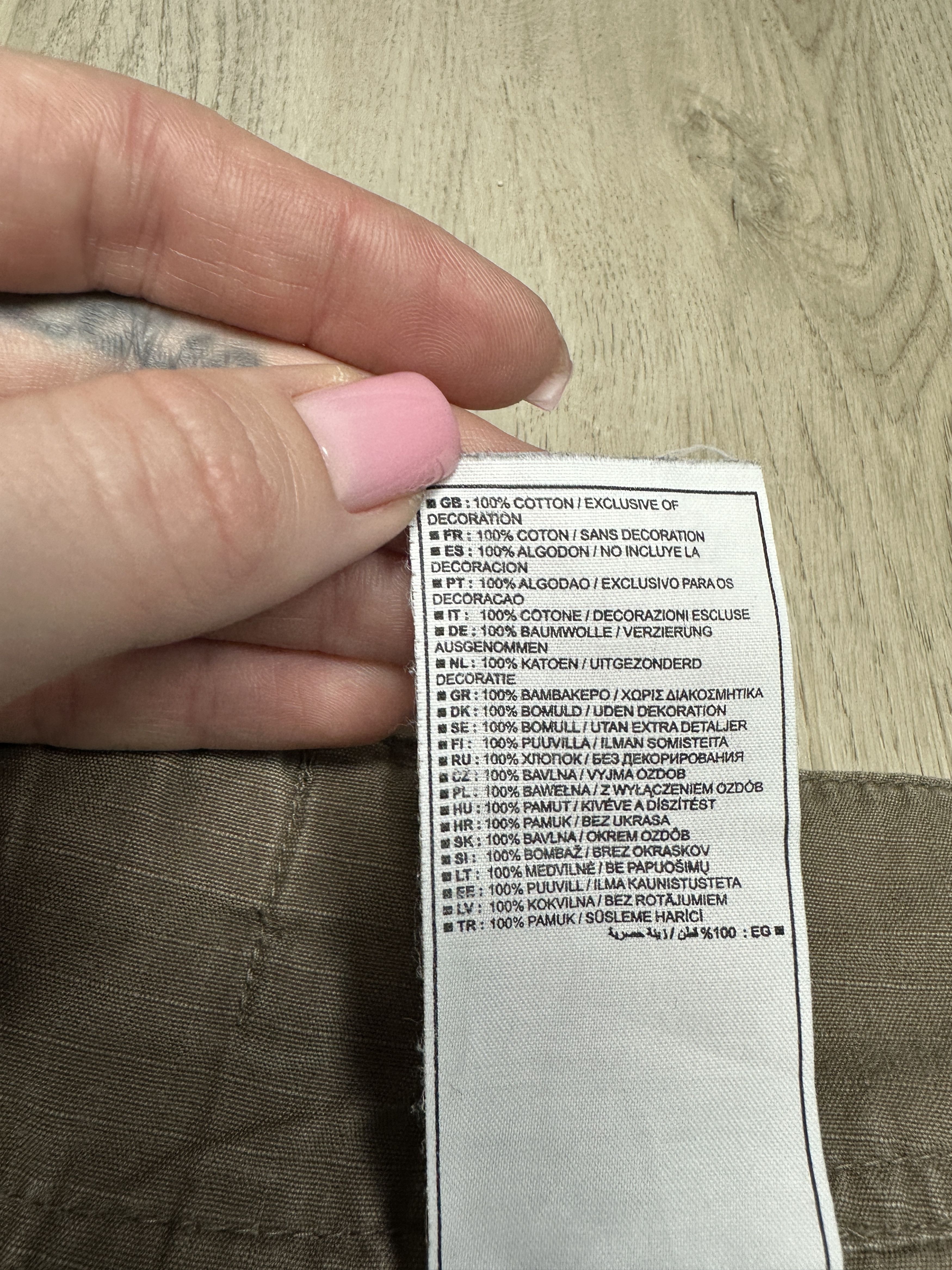 Nike Nike Vintage Mens Cargo Pants Y2K Sun faded Size US 34 / EU 50 - 7 Thumbnail