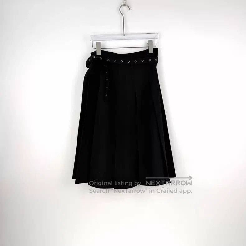 Dior Dior Black wool Mahai wool skirt Size 26" / US 2 / IT 38 - 4 Thumbnail