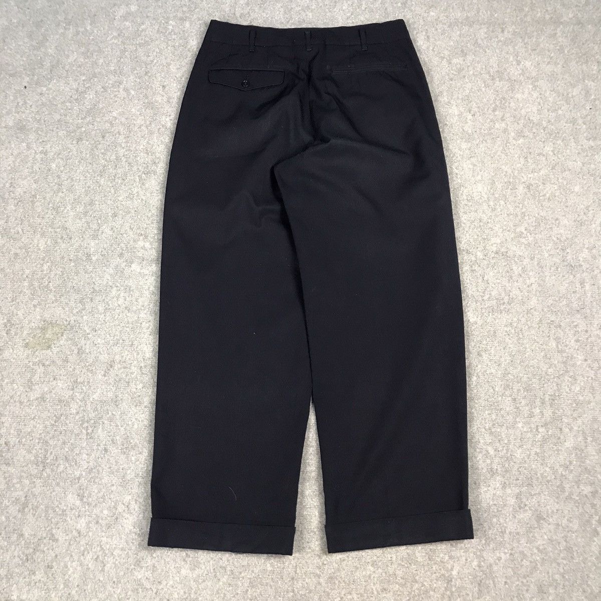 Yohji Yamamoto YOHJI YAMAMOTO NAVY TROUSERS CLASSIC PANTS Size US 29 - 7 Thumbnail
