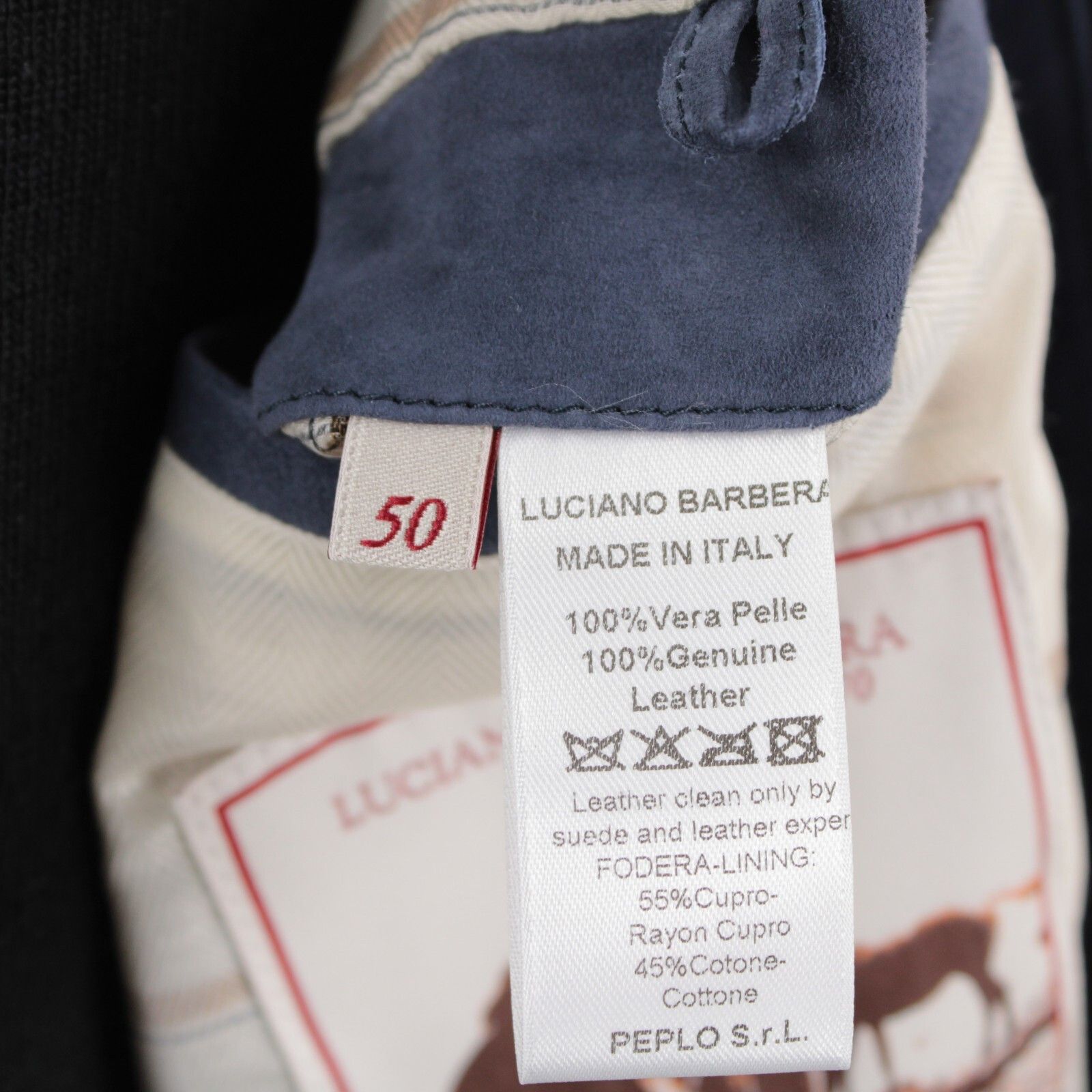 Luciano Barbera Luciano Barbera Jacket Size M US In Blue Suede Size US M / EU 48-50 / 2 - 8 Thumbnail