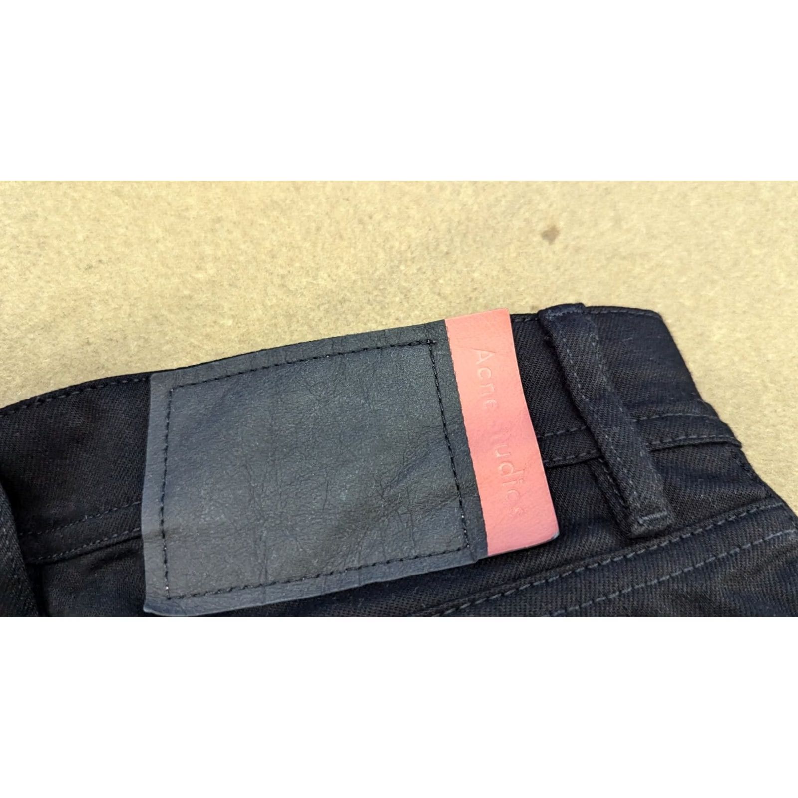 Acne Studios Acne Studios North Stay Womens Jeans W29 L29 Denim Straight Mid Rise Black Size 24" / US 00 / IT 34 - 3 Thumbnail