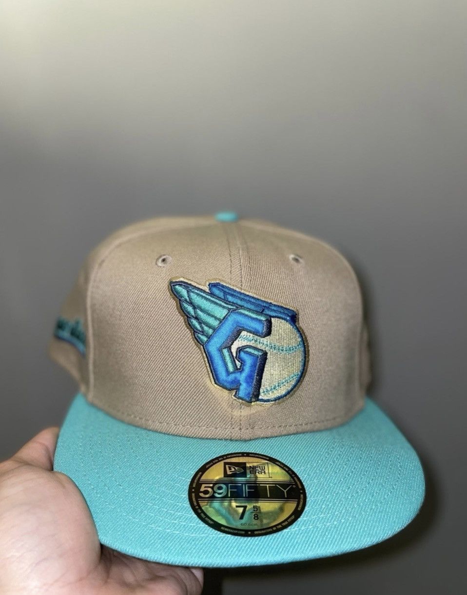 image of Myfitteds Exclusive New Era “The Grim Grotto” Cleveland G in Blue, Men's