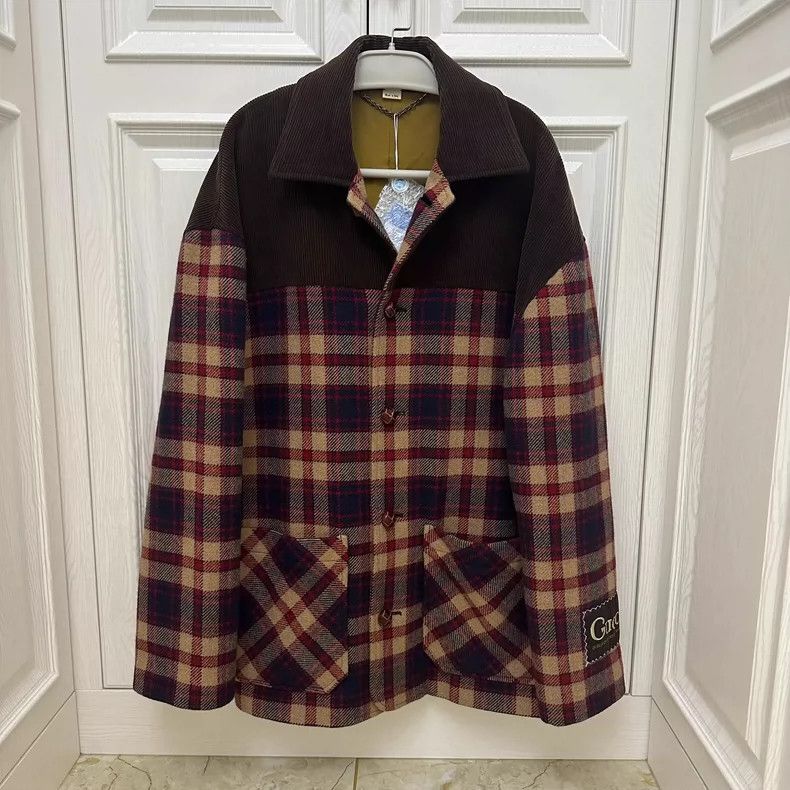 Gucci Gucci Plaid wool coat 2504-Nextarrow Size US M / EU 48-50 / 2 - 1 Thumbnail